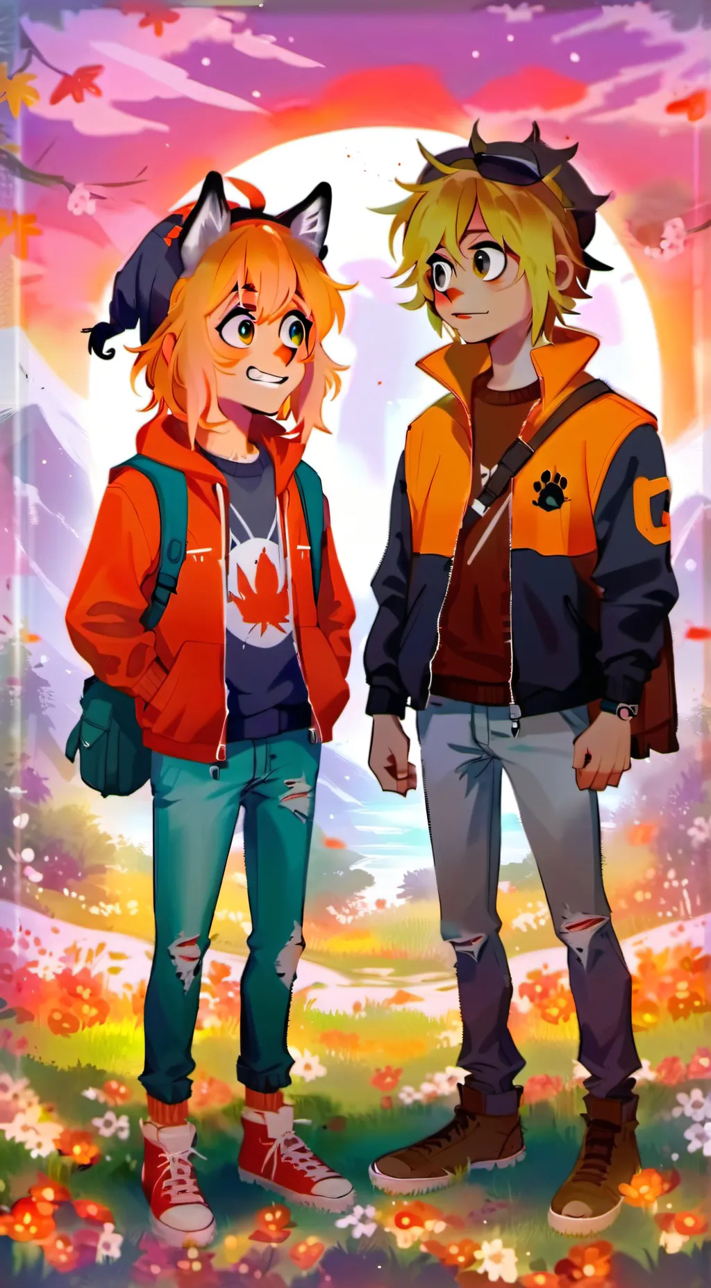 ai character: Dogday ( 2 of them background