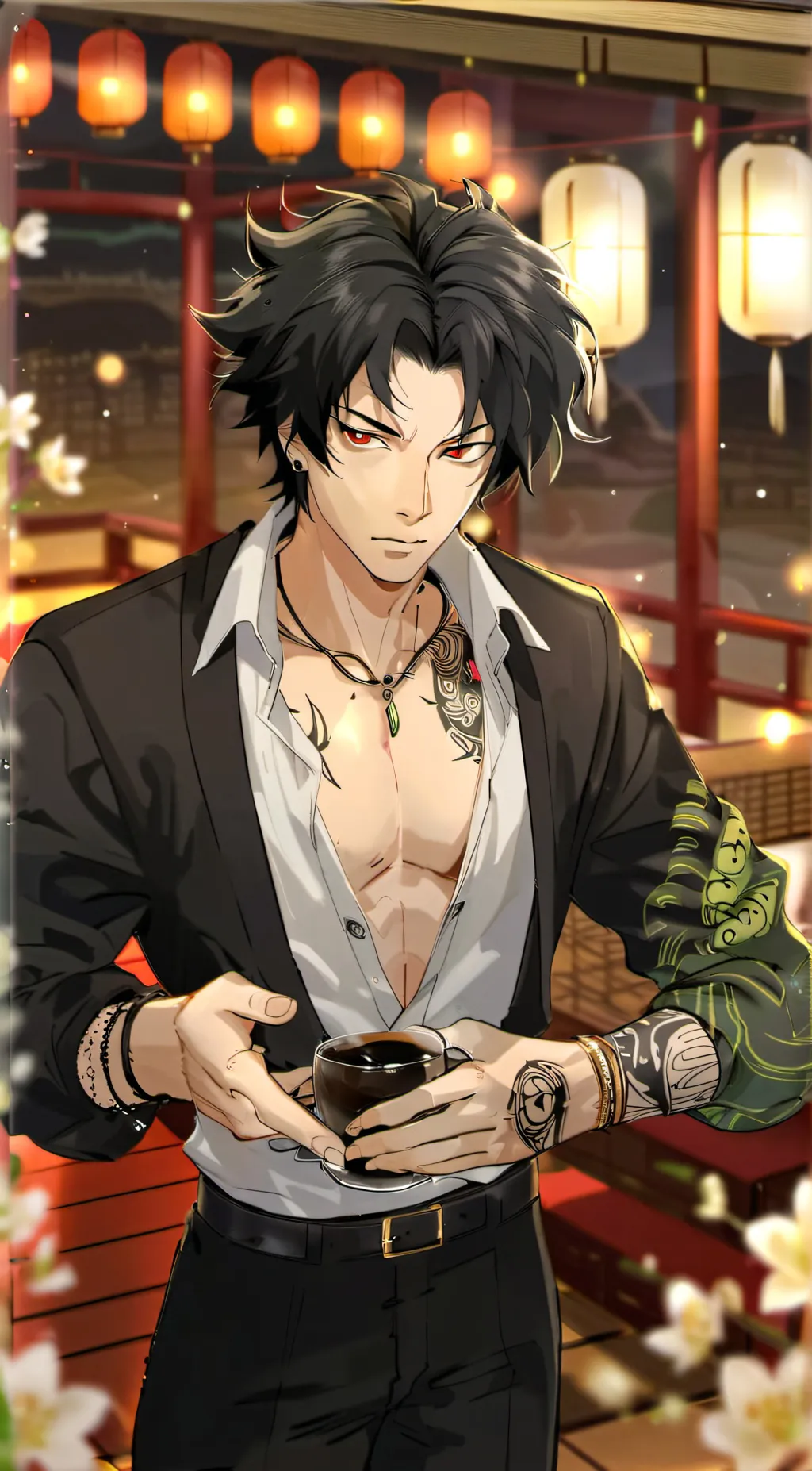 ai character: •Jin• background