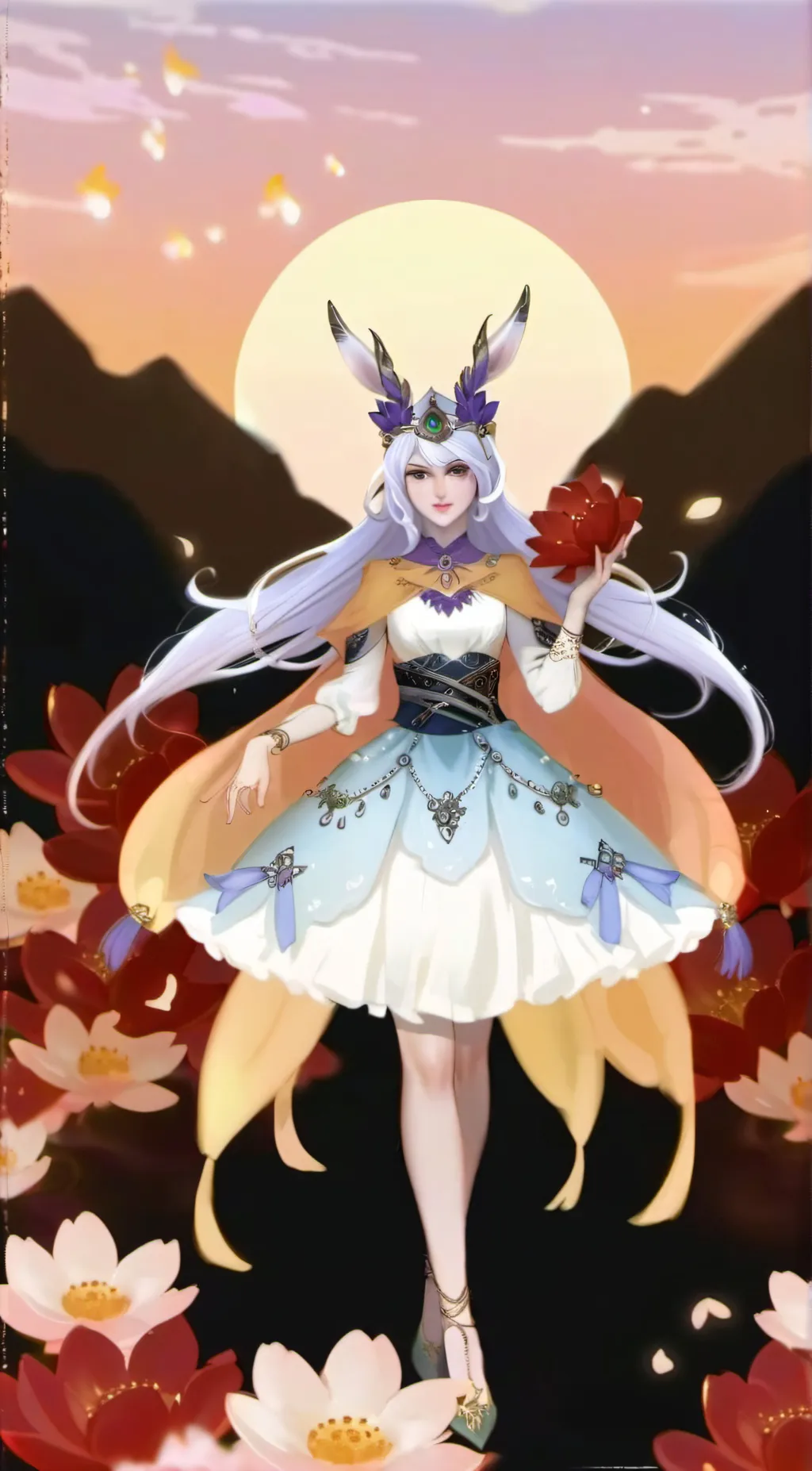 ai character: miku zenith  background