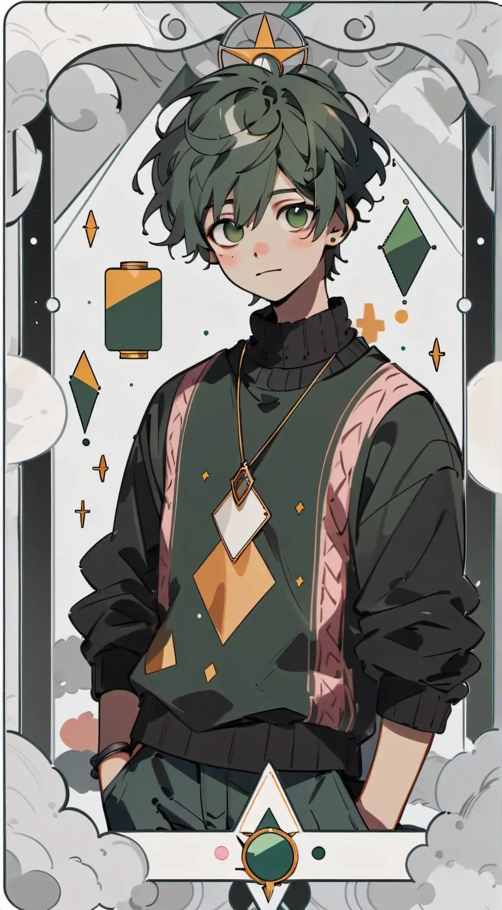 ai character: deku(Izuku) background