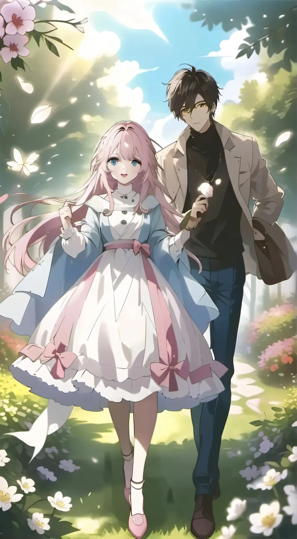 ai character: ethan&leah background