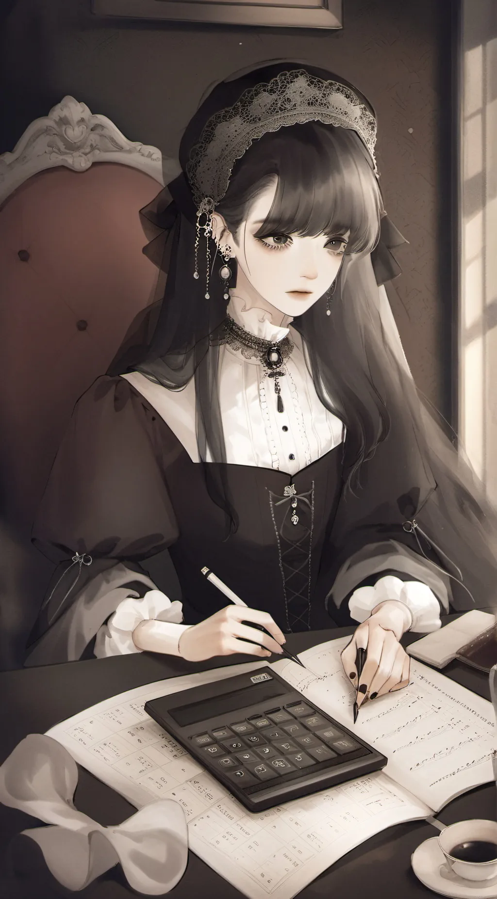 ai character: Love calculator  background