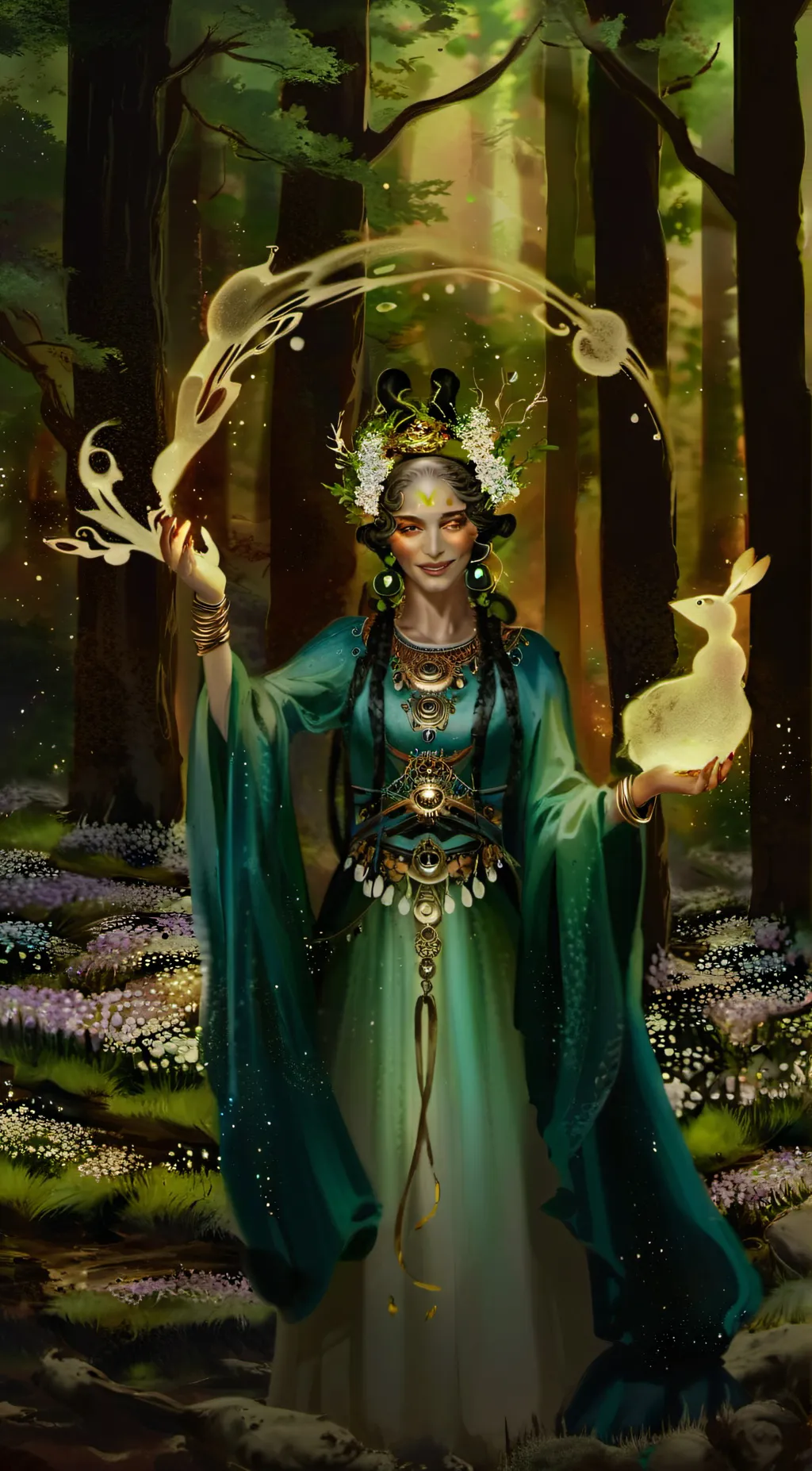 ai character: Gaea background