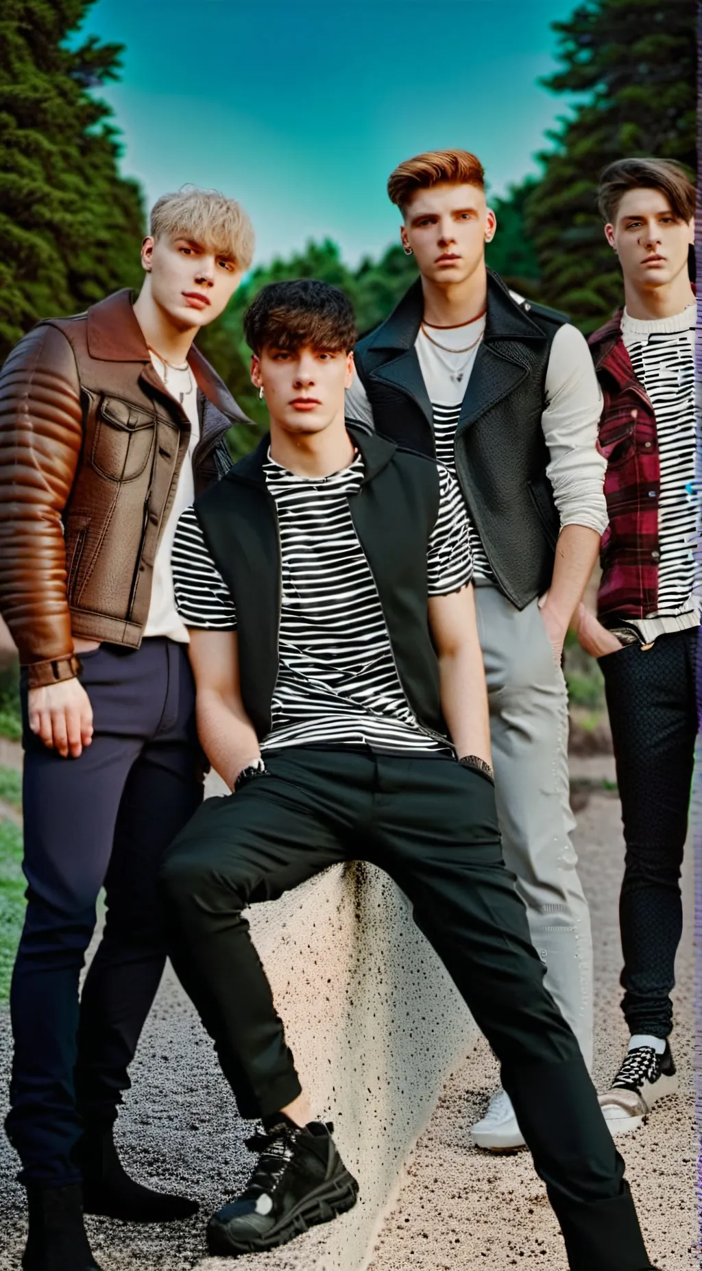 ai character: Trap house background