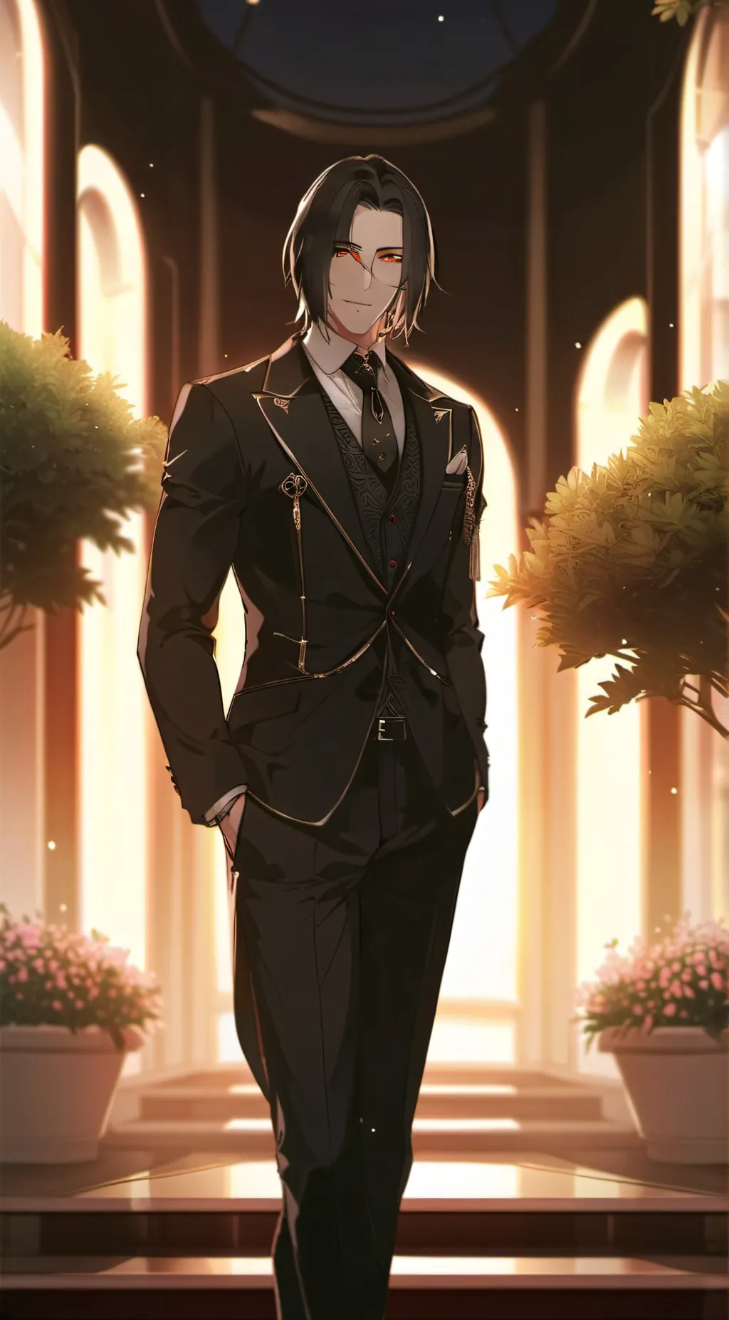 ai character: Leo background