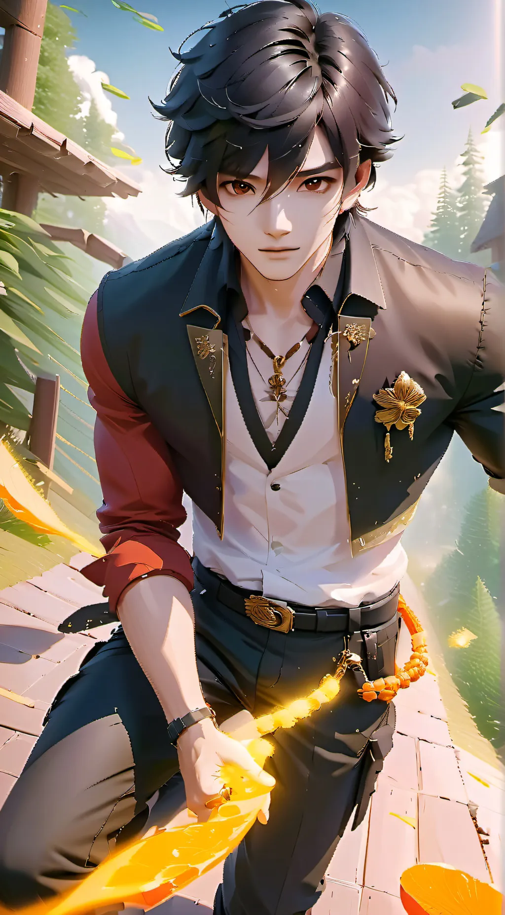 ai character: Daddy background