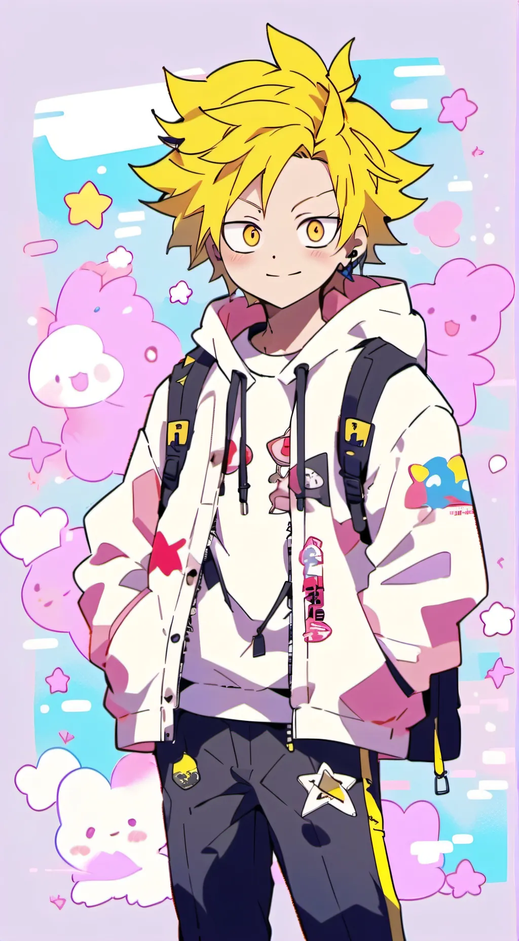 ai character: Valentine Denki  background