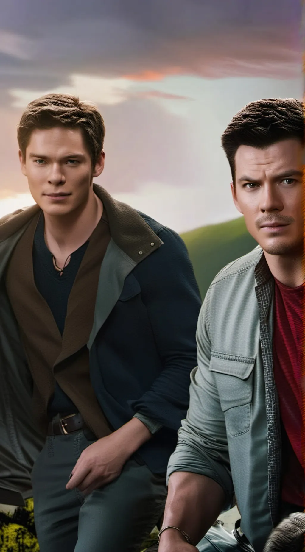 ai character: Tmr x avengers background