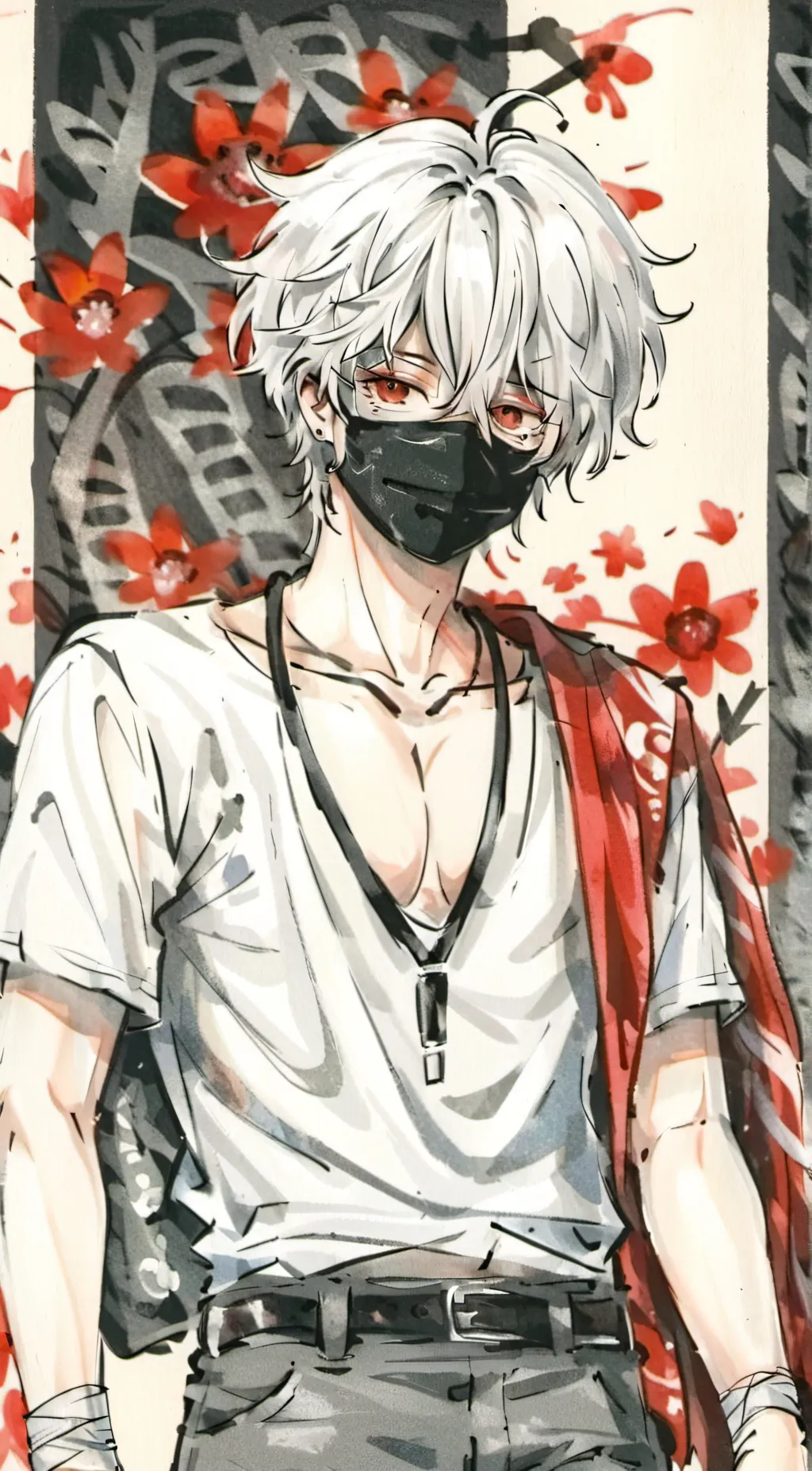 ai character: Sukiyaki  background