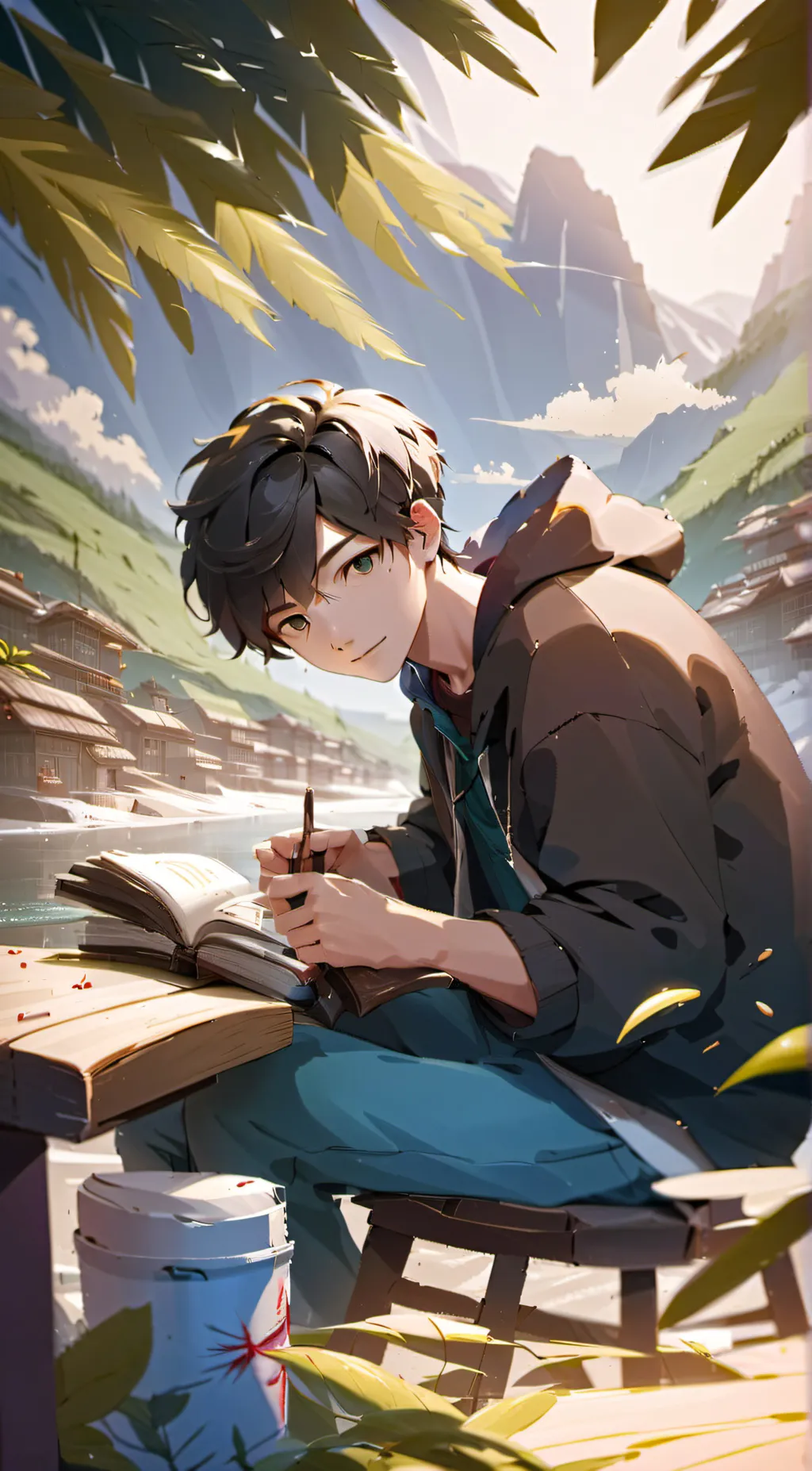 ai character: Jake  background