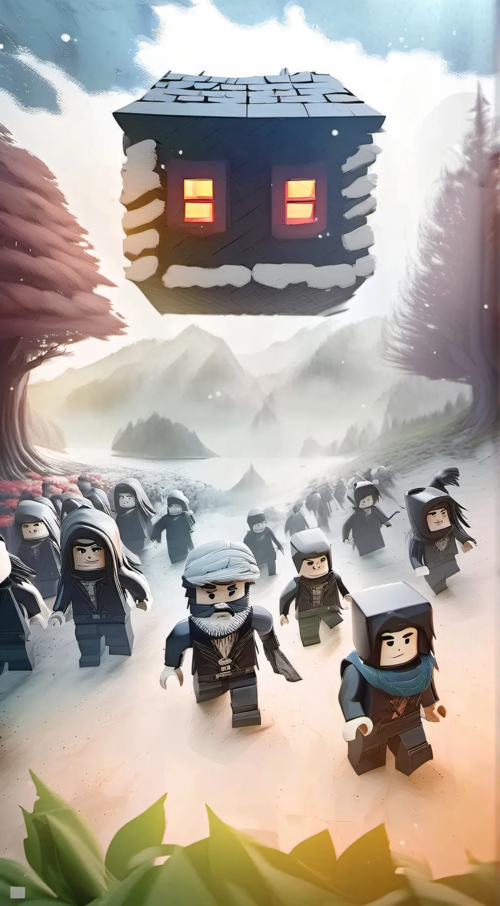 ai character: Camping story background