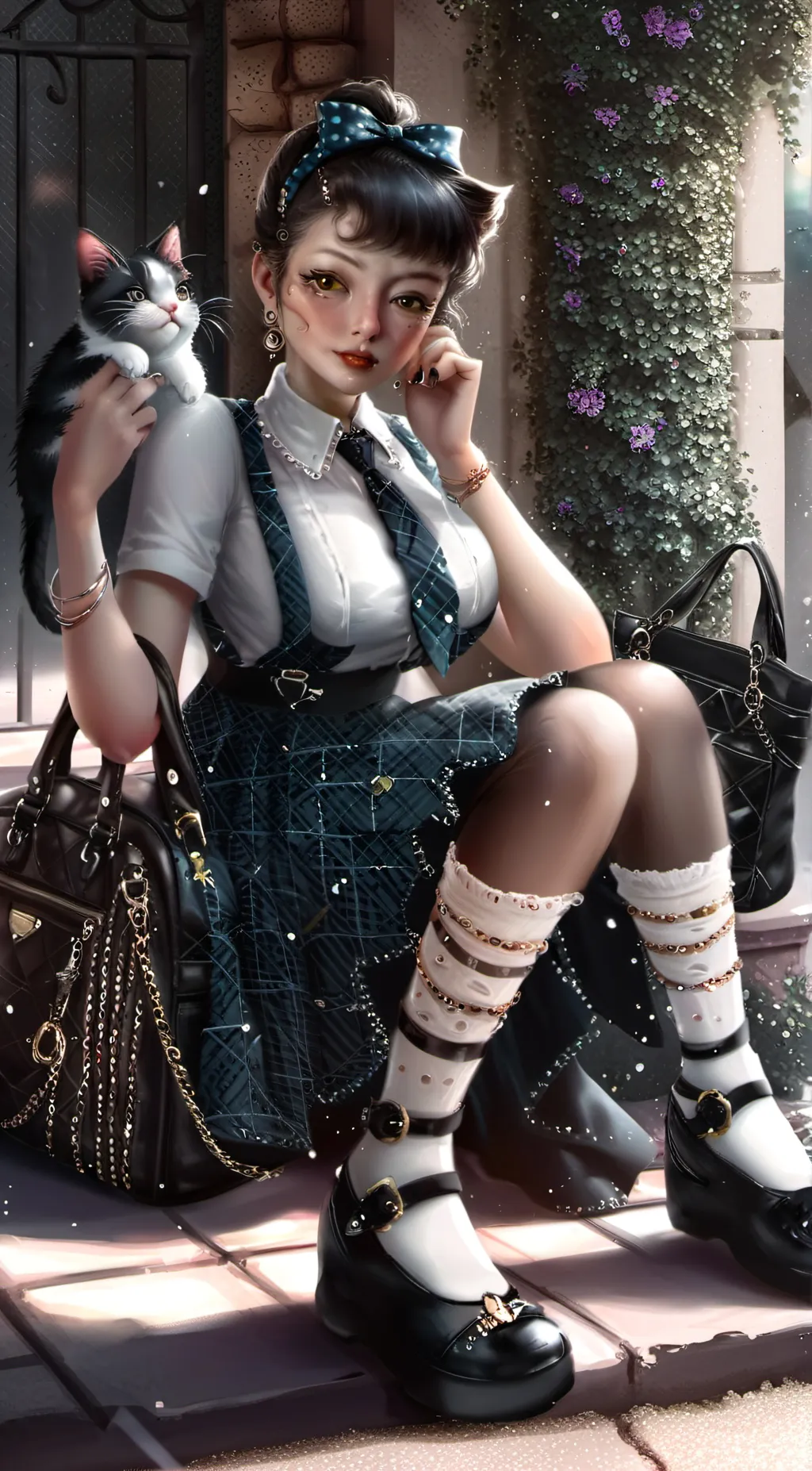 ai character: Fat Girlfriend background