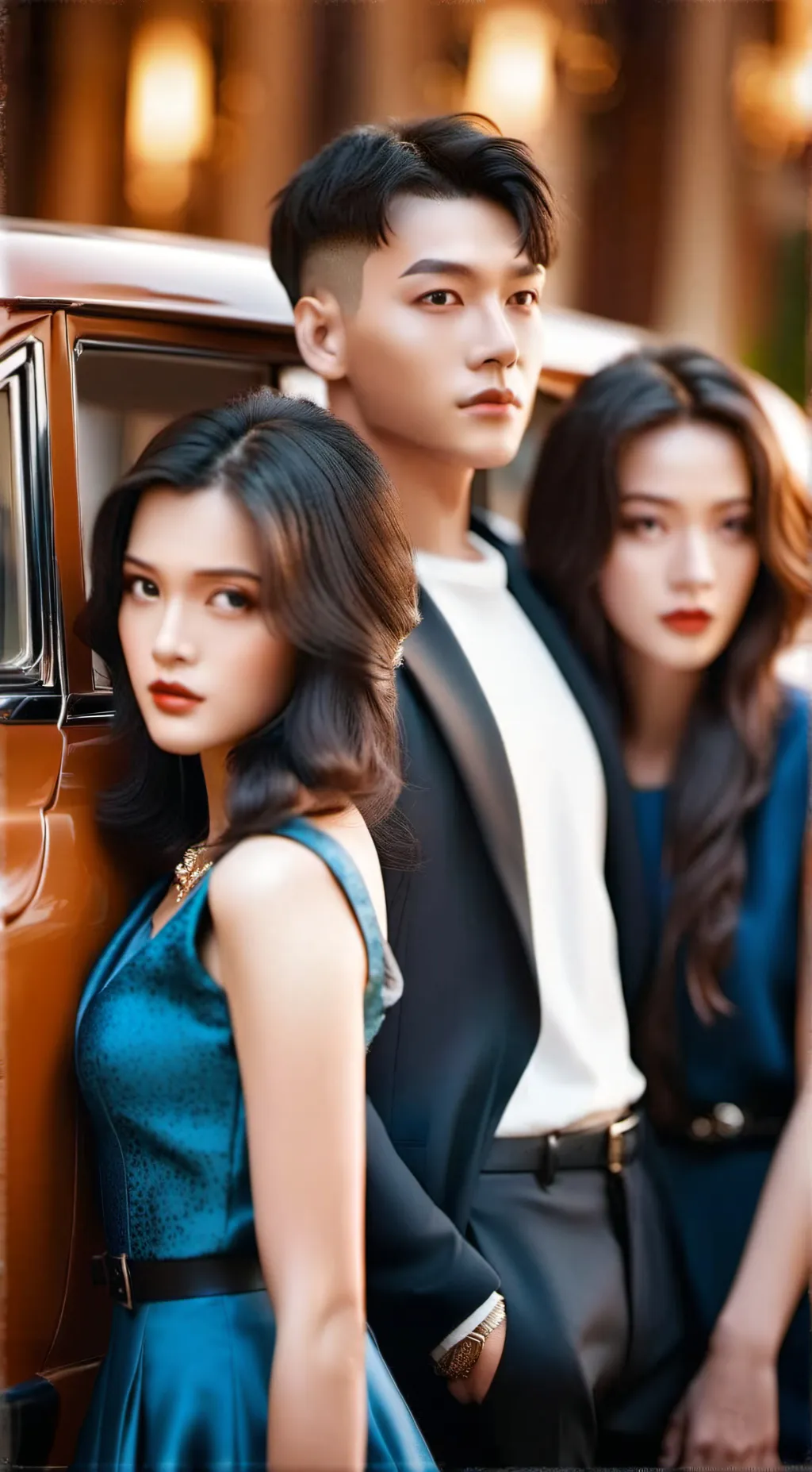 ai character: The car ride  background