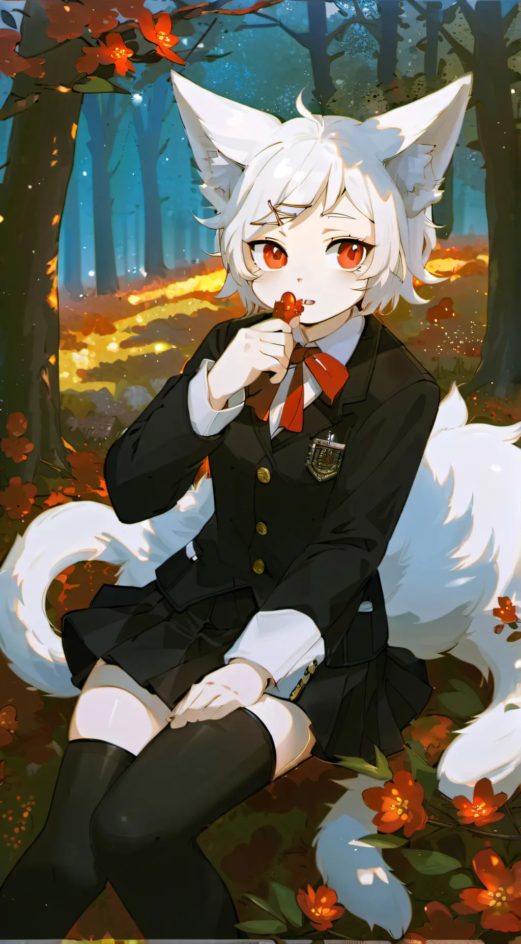 ai character: boykisser background