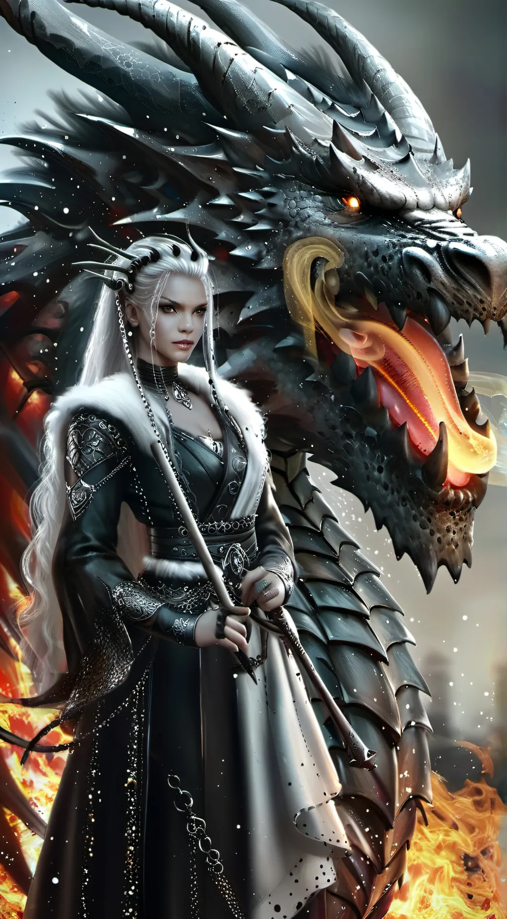 ai character: Millie and Molly  background