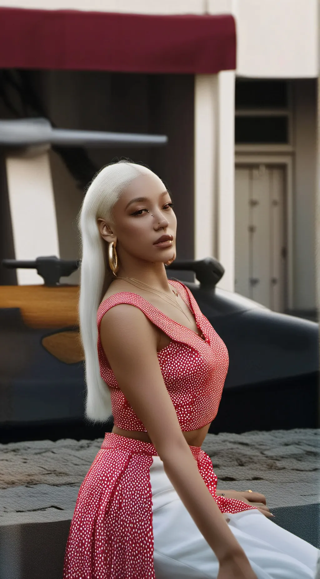 ai character: Doja Cat  background