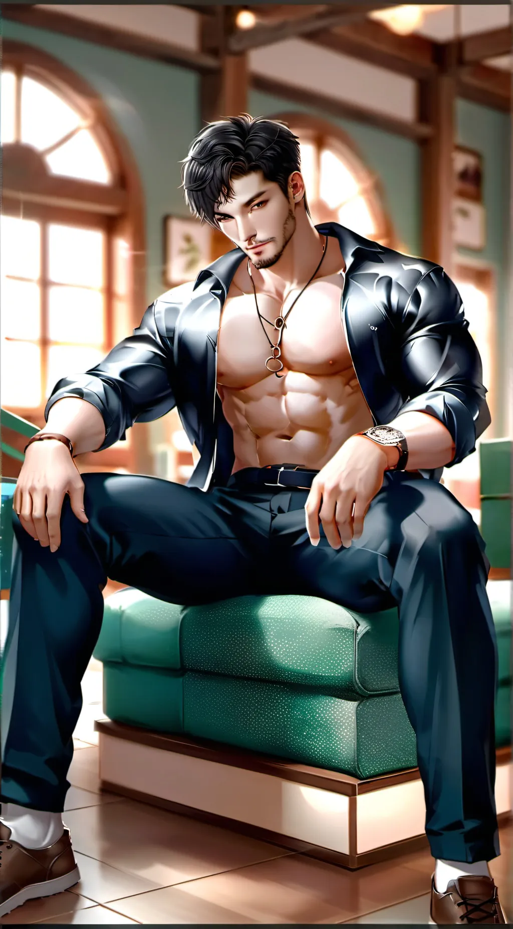 ai character: Barry background