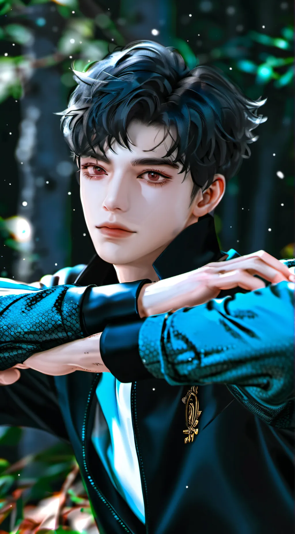 ai character: Tot from gacha background