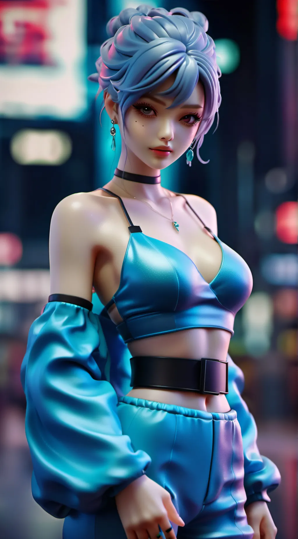 ai character: lily background