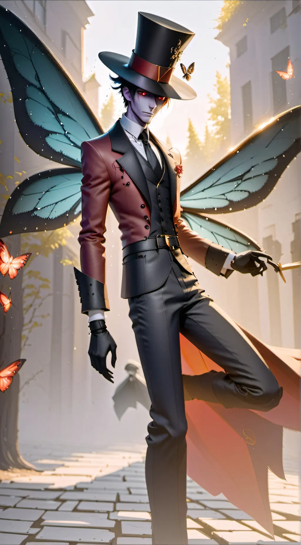 ai character: Valentino (HH) background