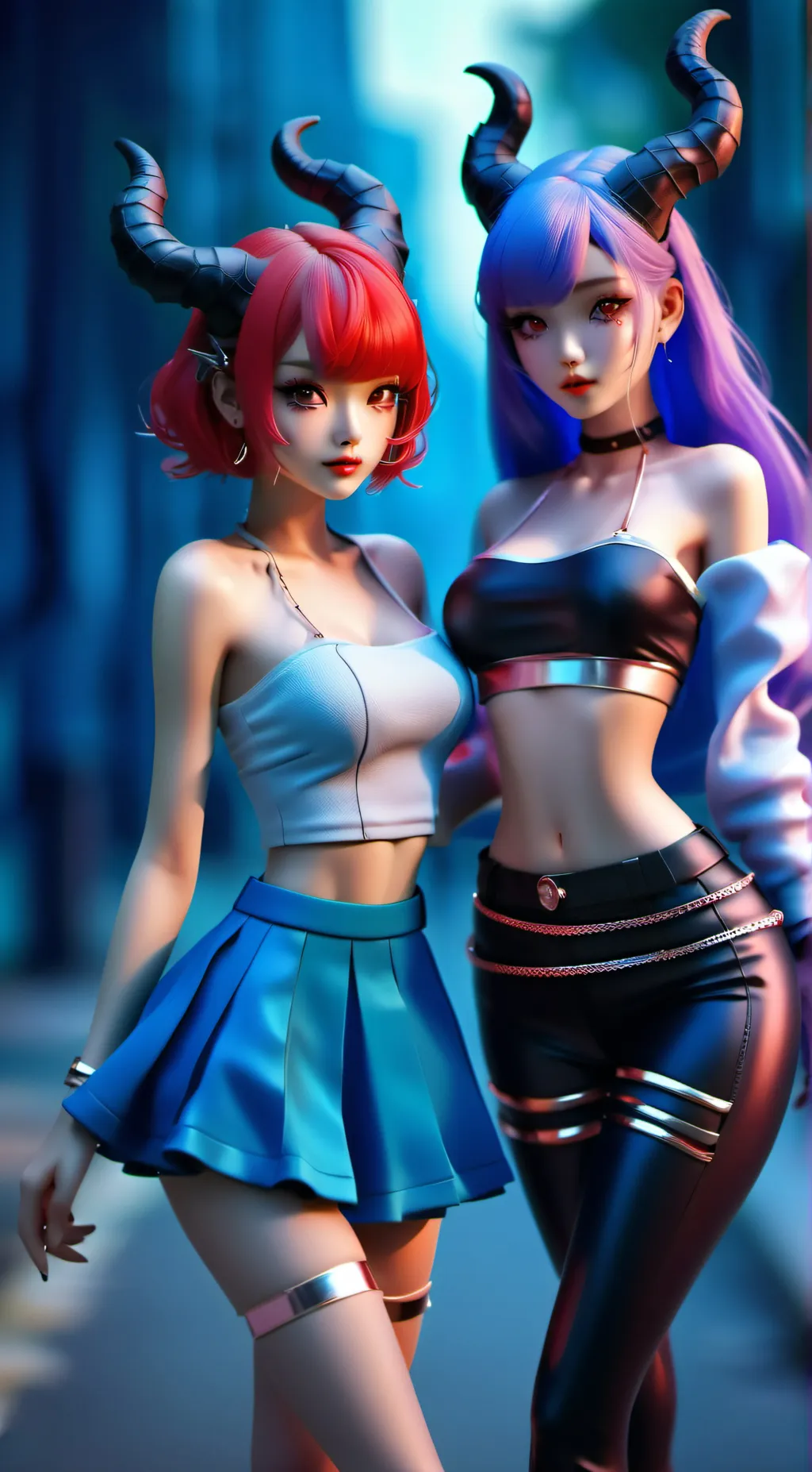 ai character: two demons background