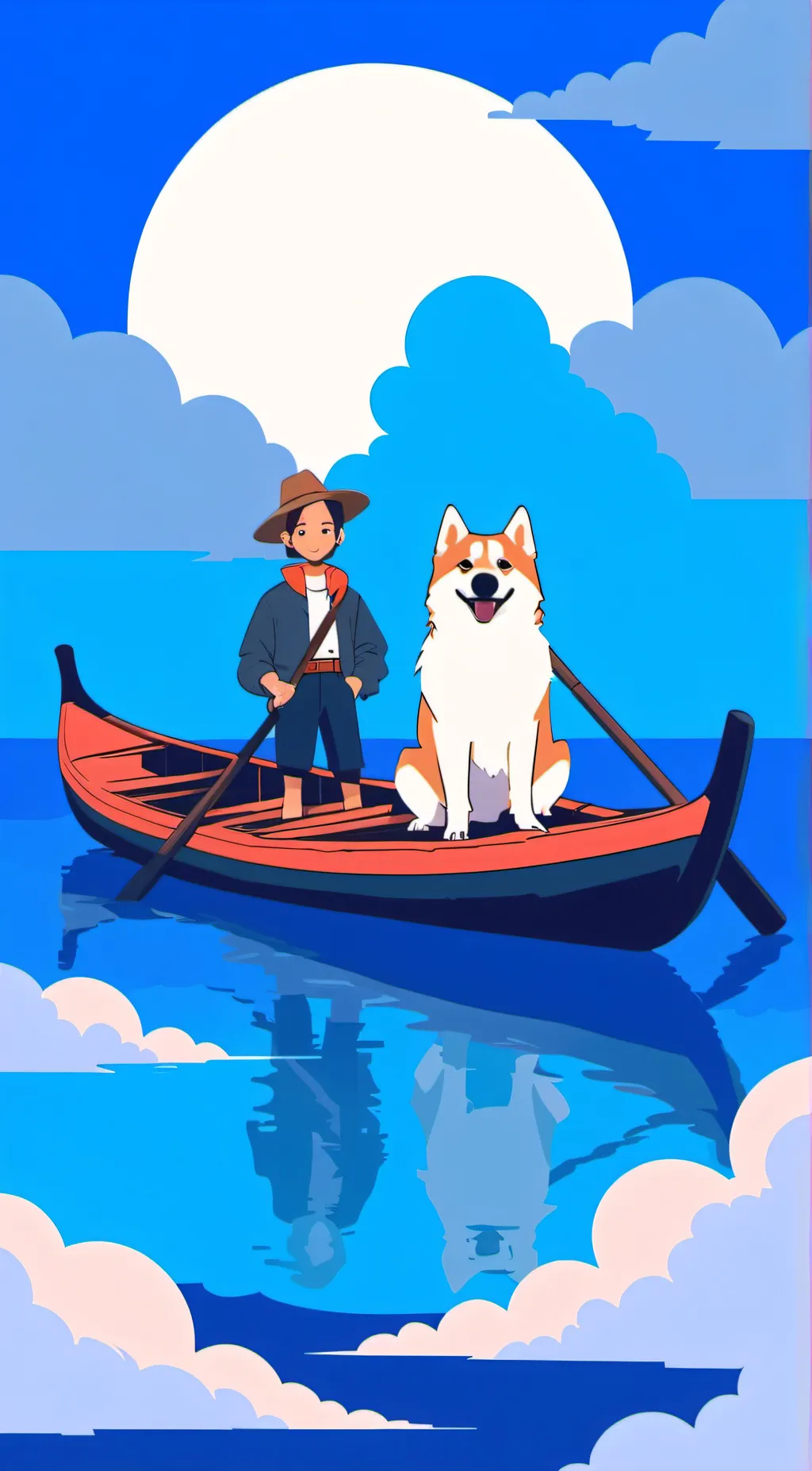 ai character: dogday  background