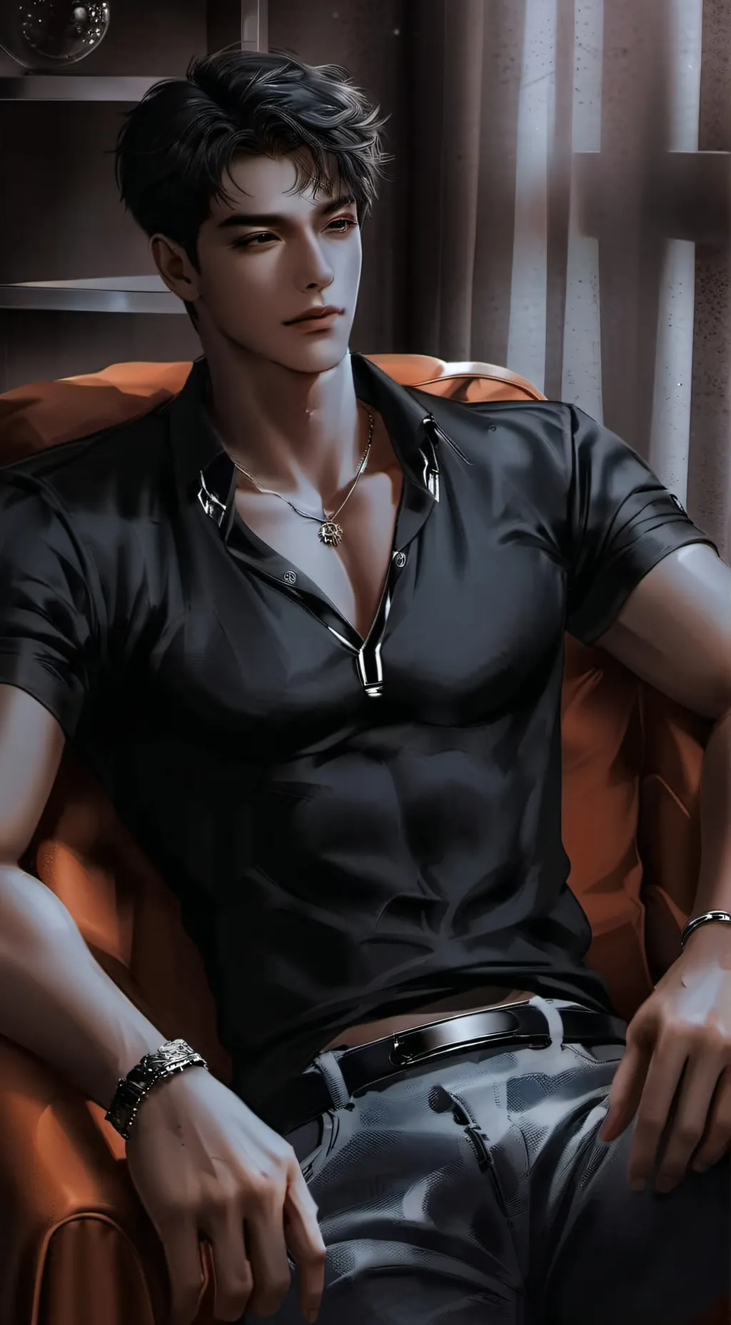 ai character: Damon background