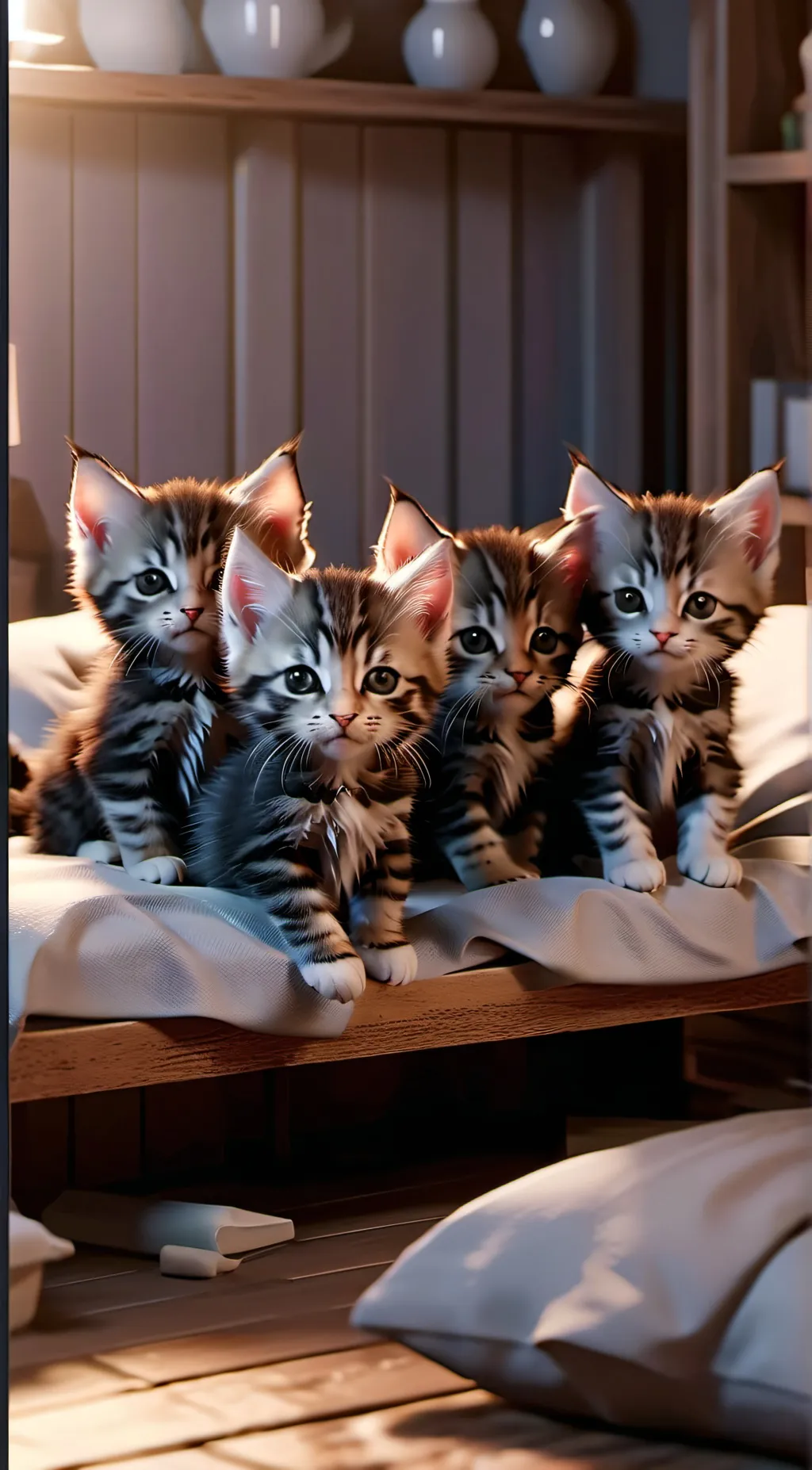 ai character: sneaky kittens background