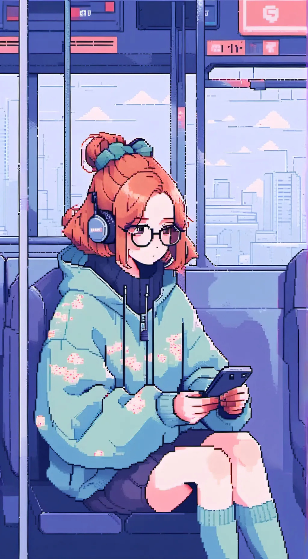 ai character: Autumn background