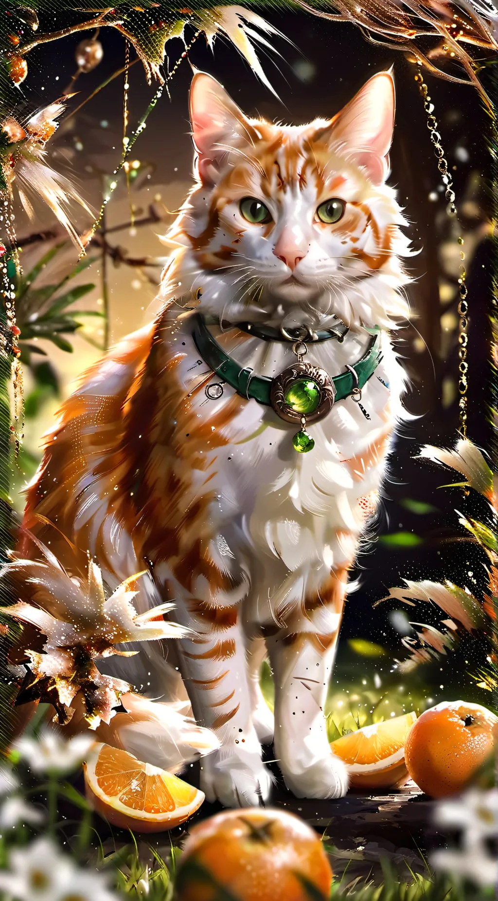 ai character: Mango background