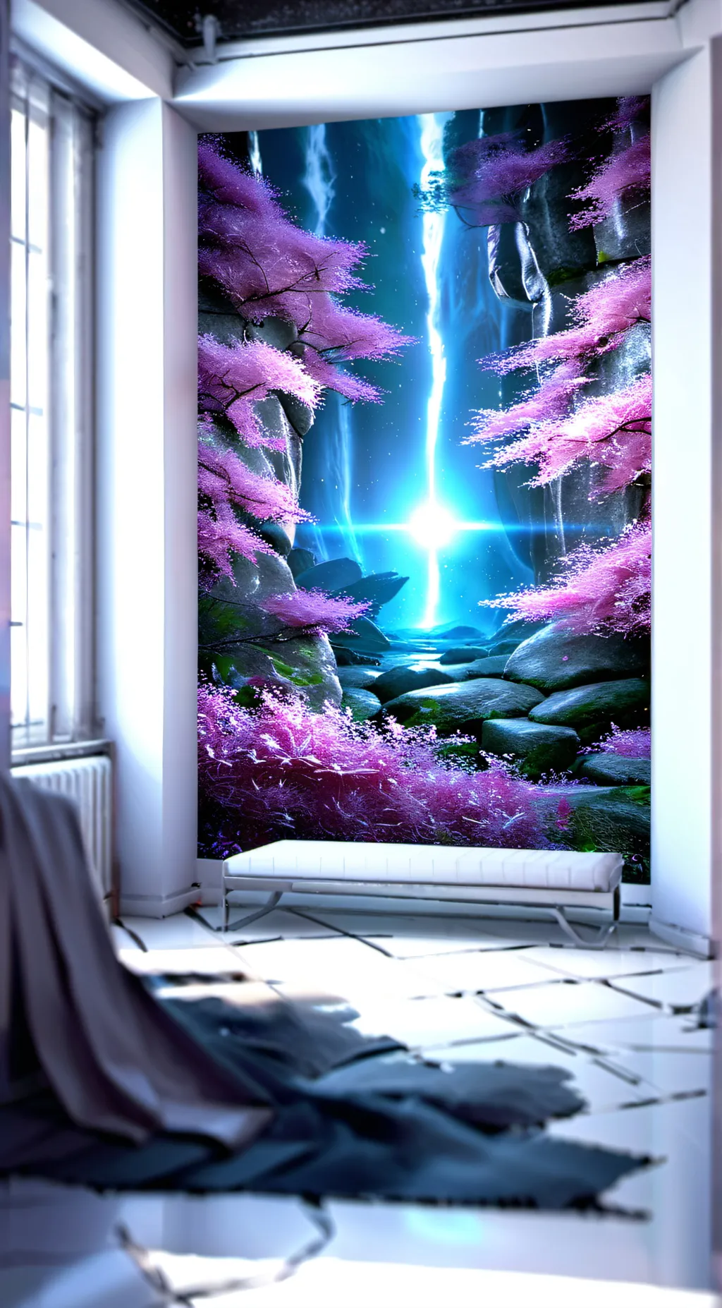 ai character: Peachsworld v5 au background