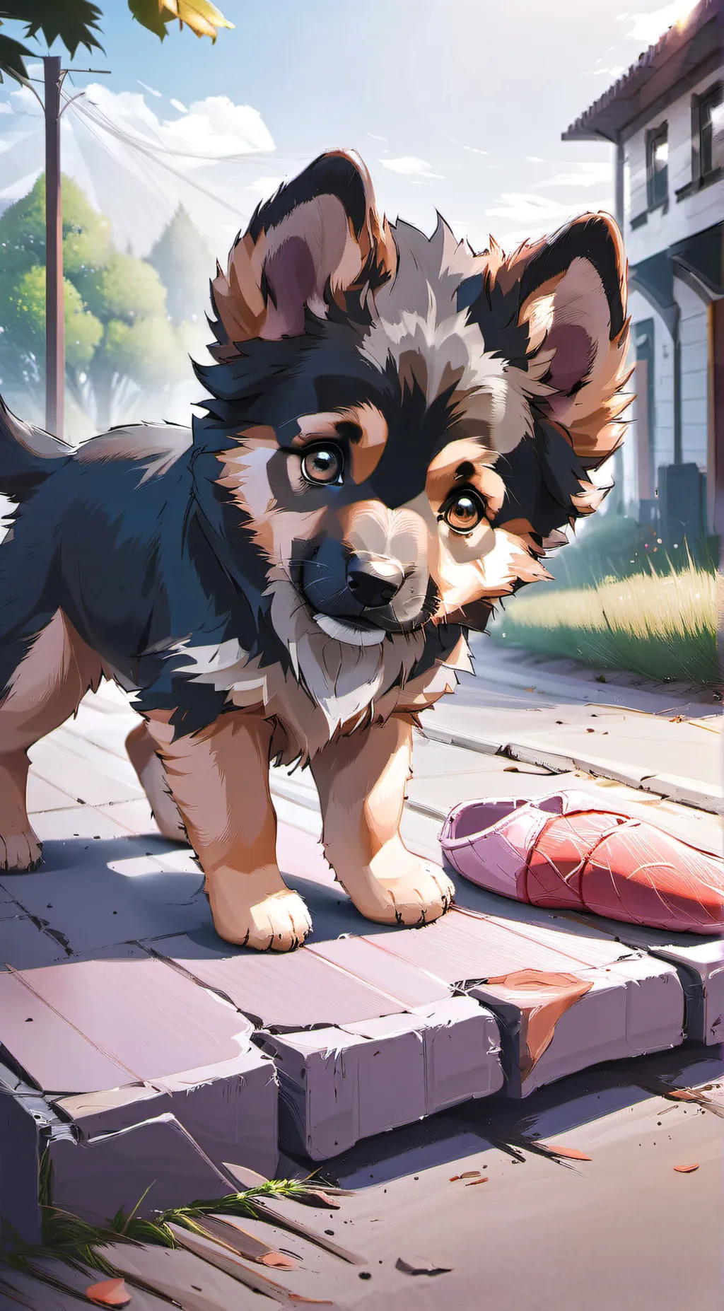 ai character: Muffin background