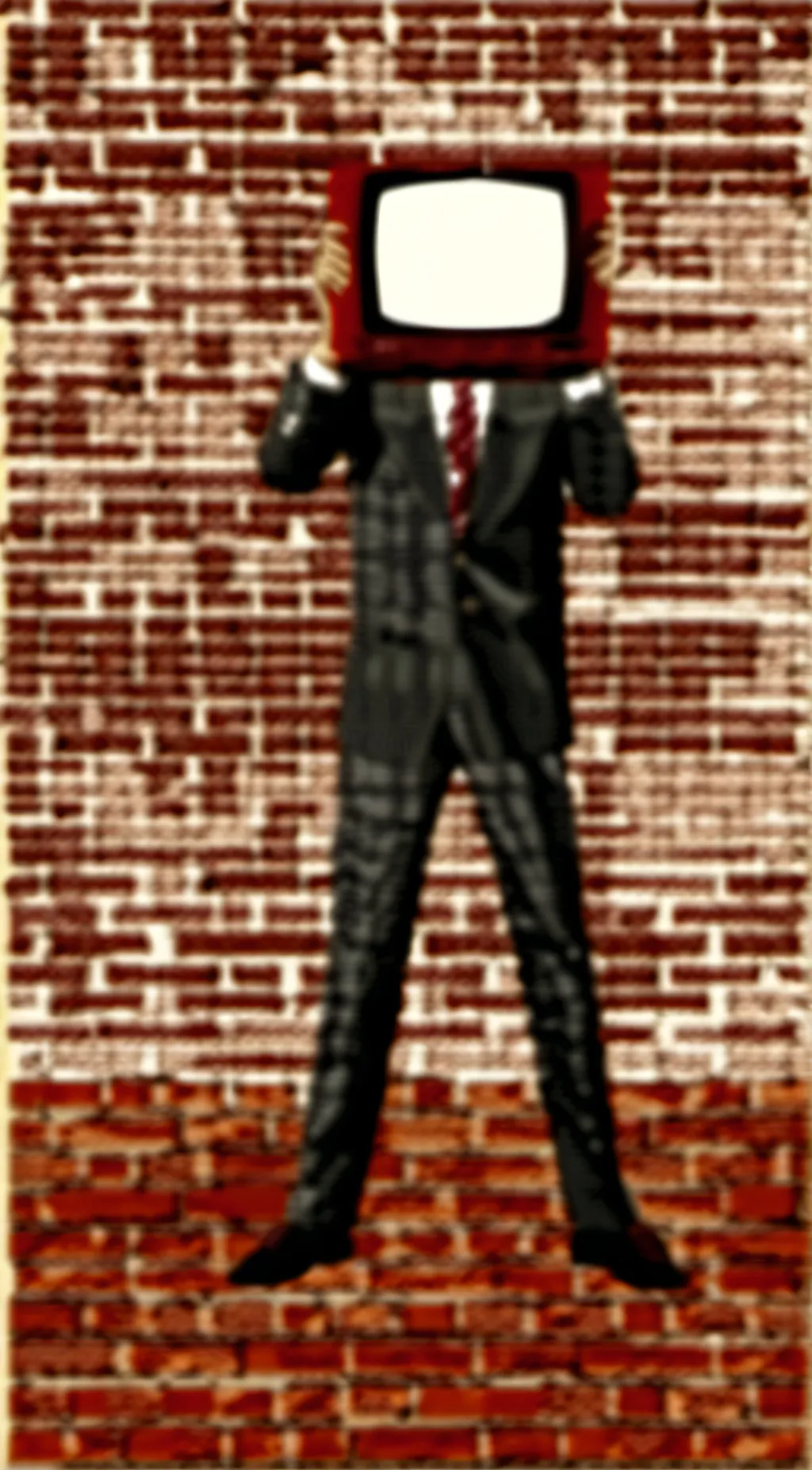 ai character: TV Man background