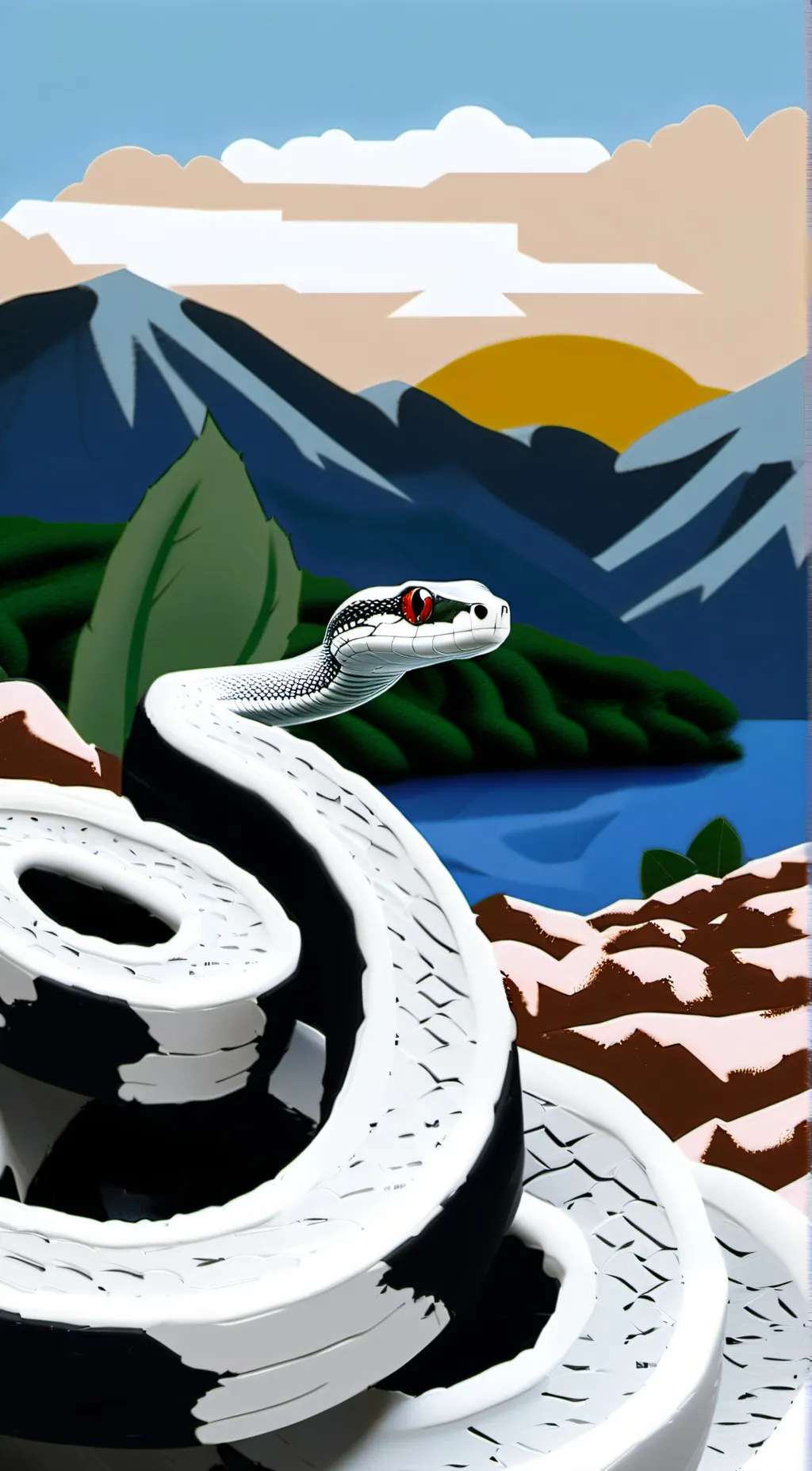 ai character: Bred snak background