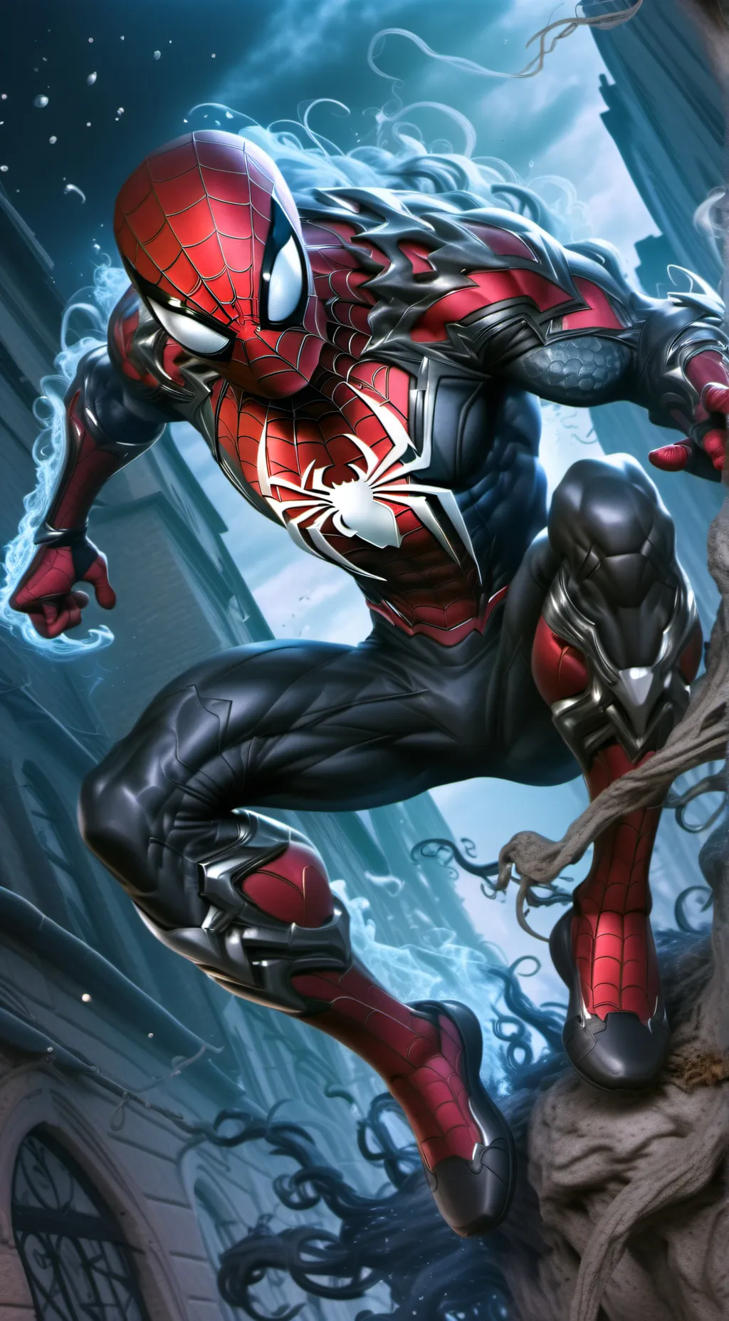 ai character: miles morales background