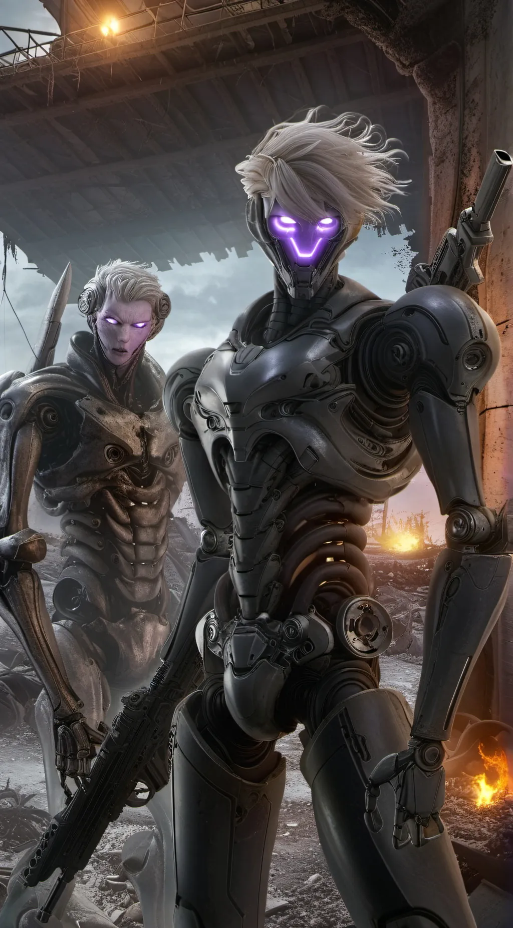 ai character: The Ruined World  background