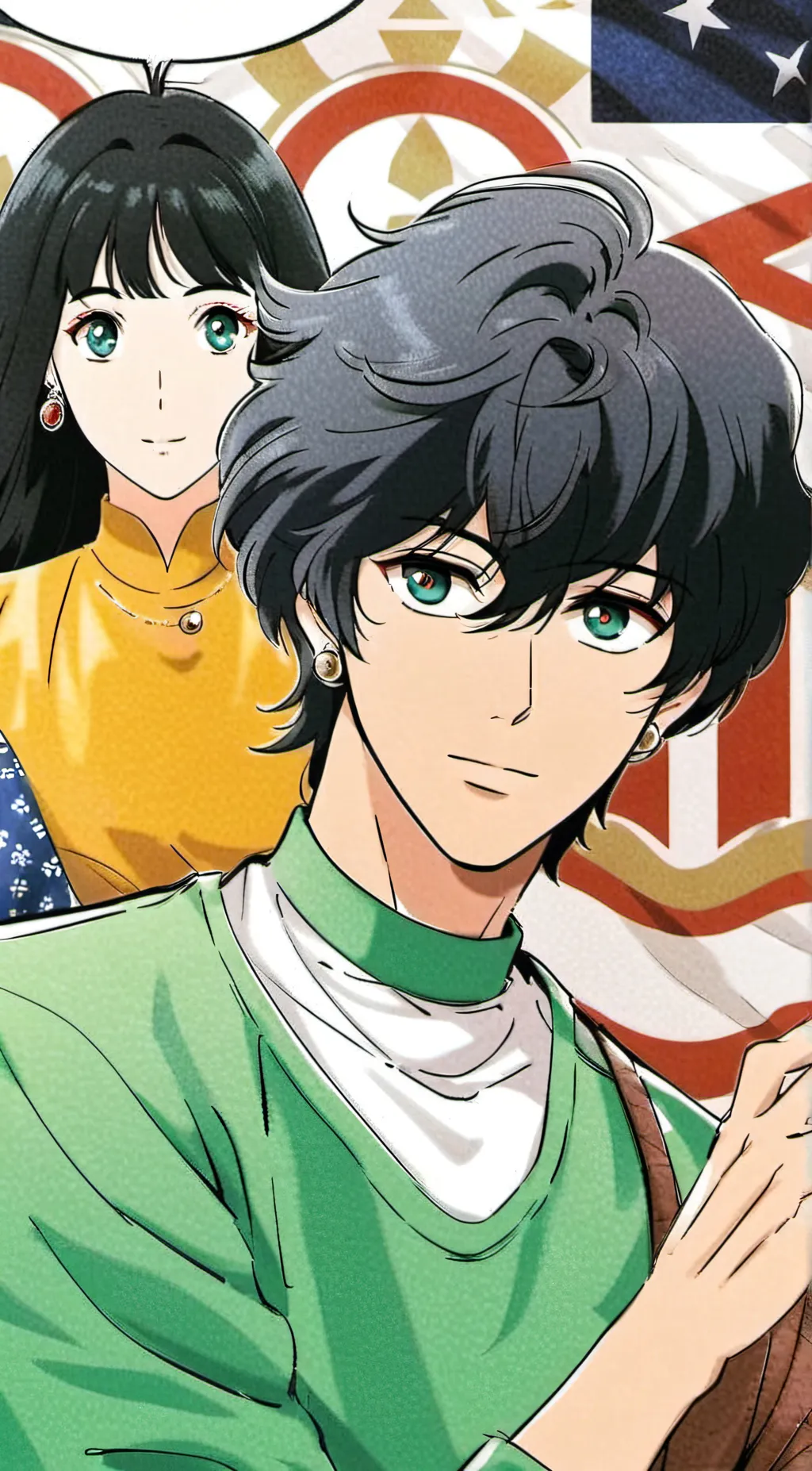 ai character: Kiss in hell background