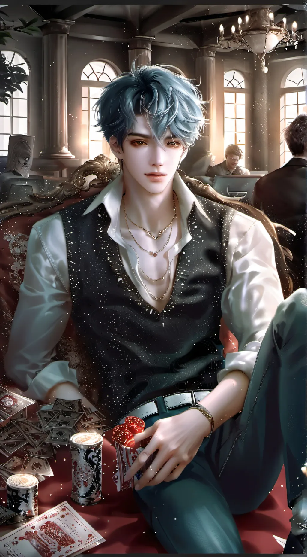 ai character: Essence background