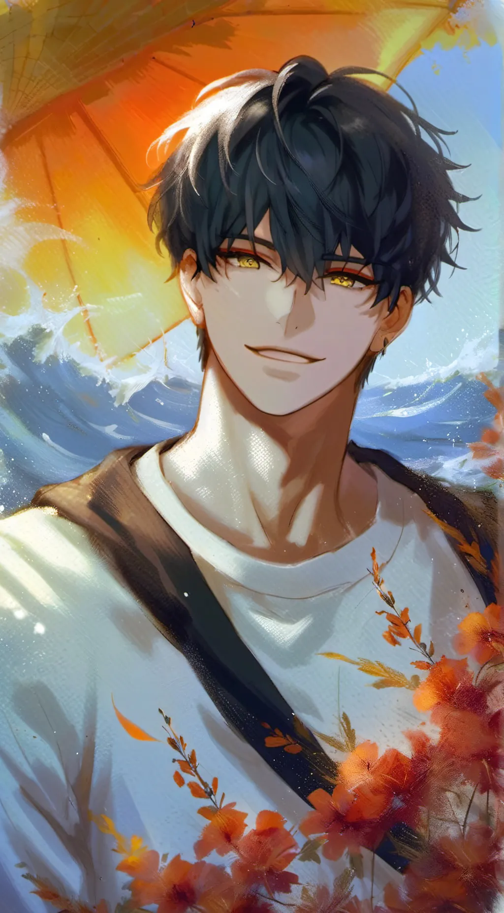 ai character: 🥲kenzo🤩 background