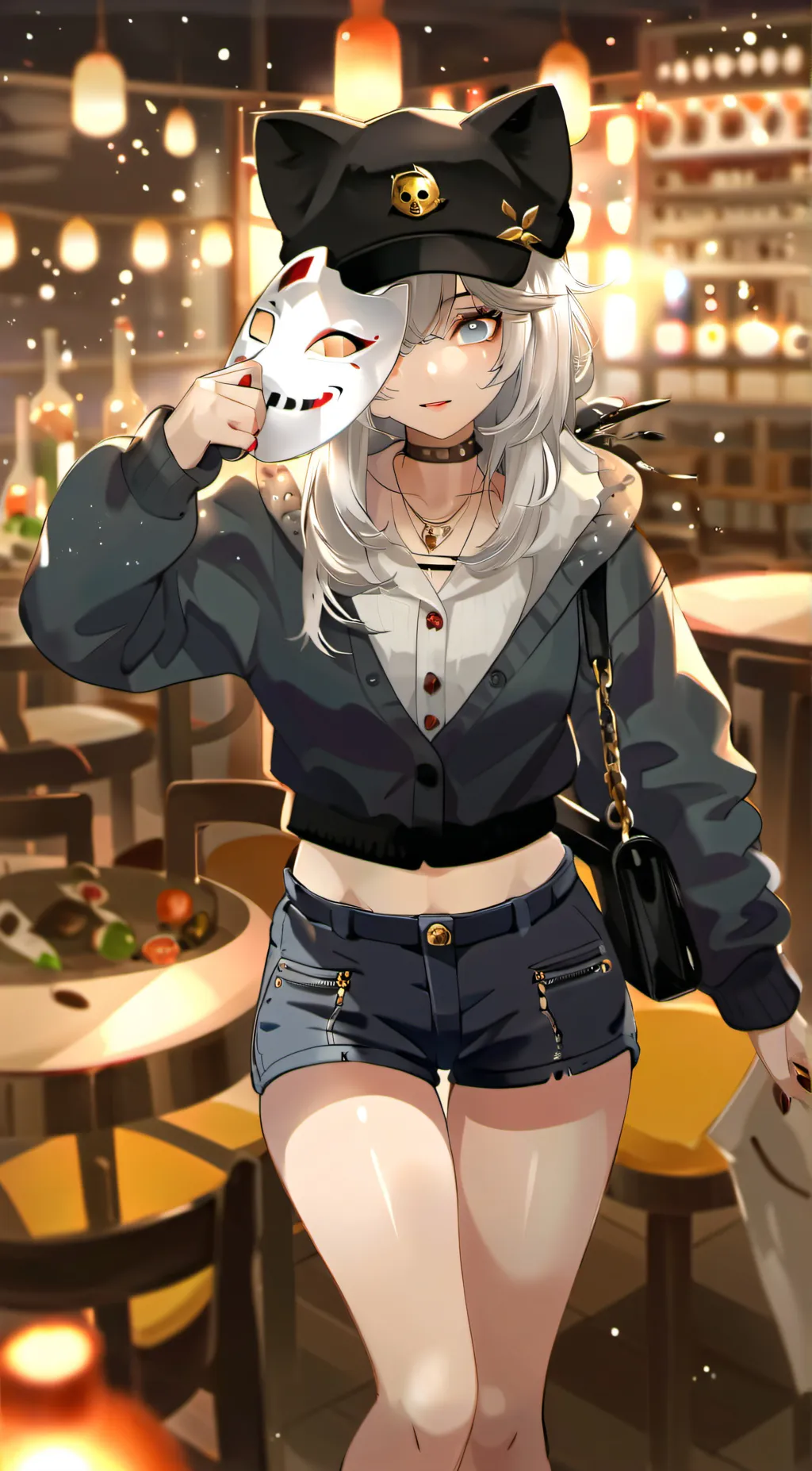 ai character: savanah background