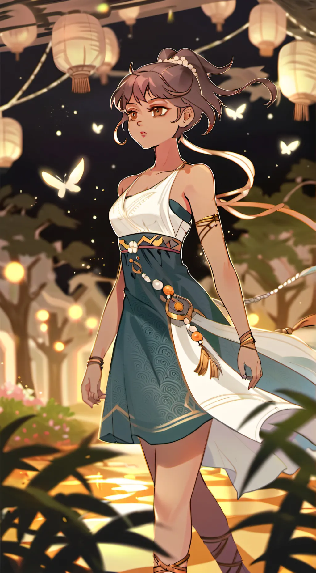 ai character: baby background