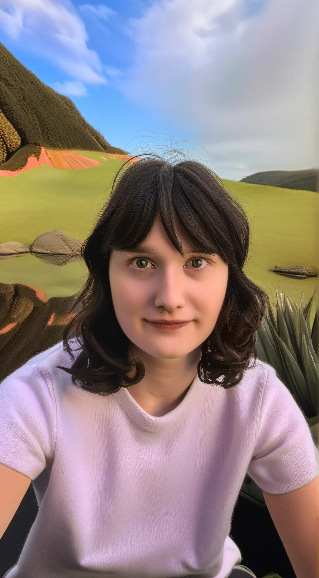 ai character: Faithy Powell  background