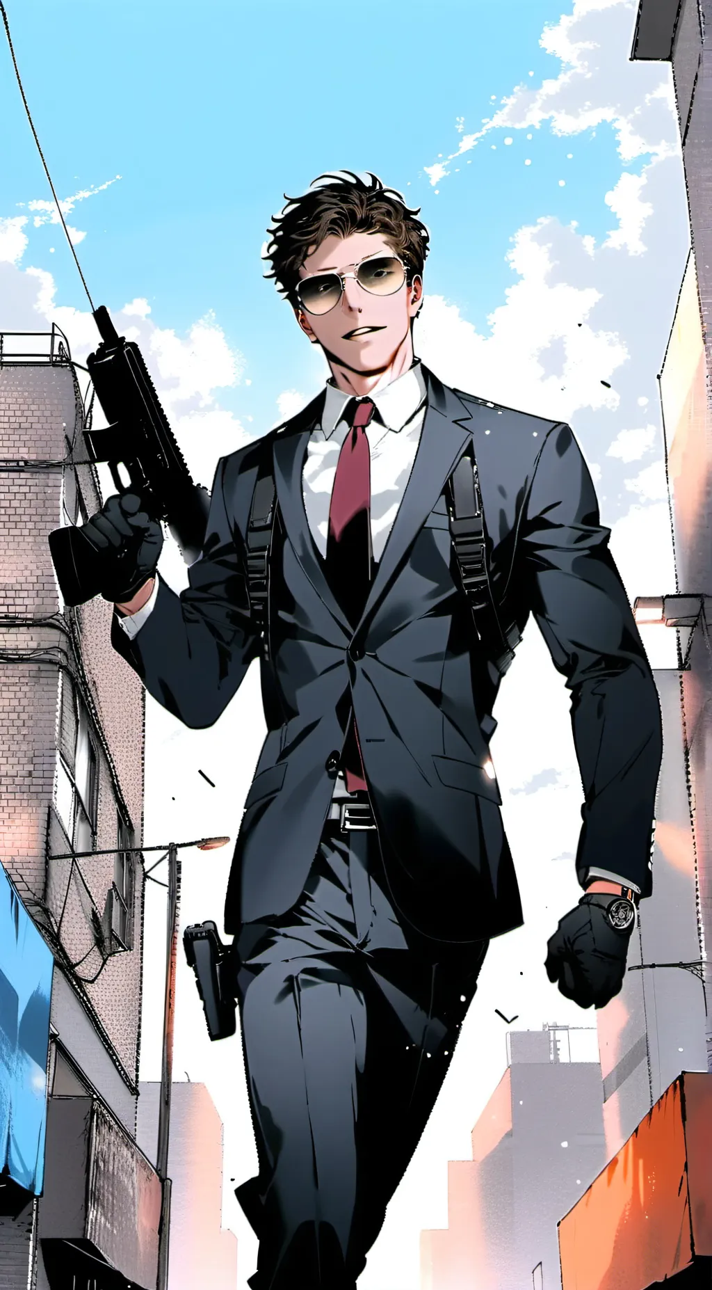 ai character: bulldog background