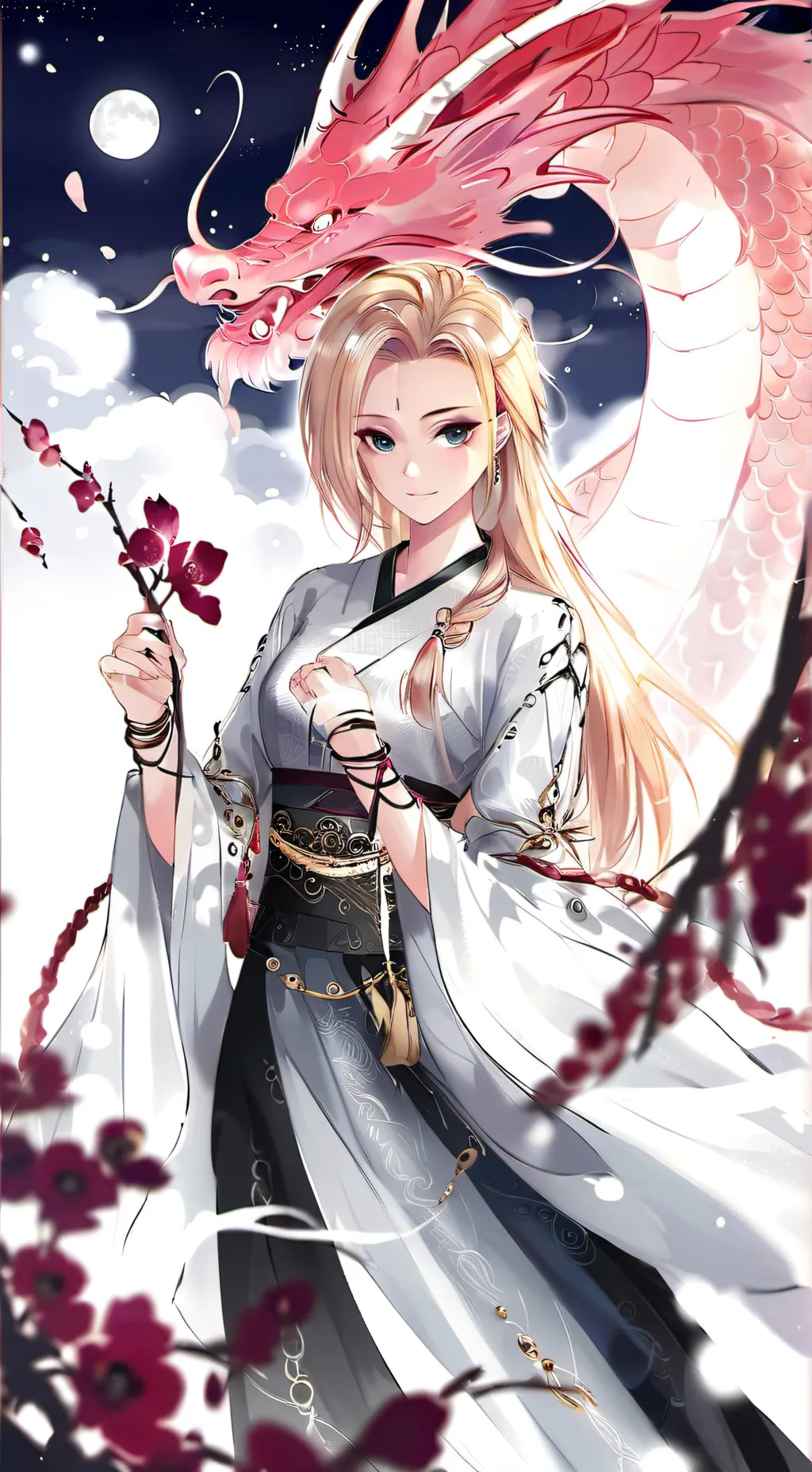 ai character: Luna background