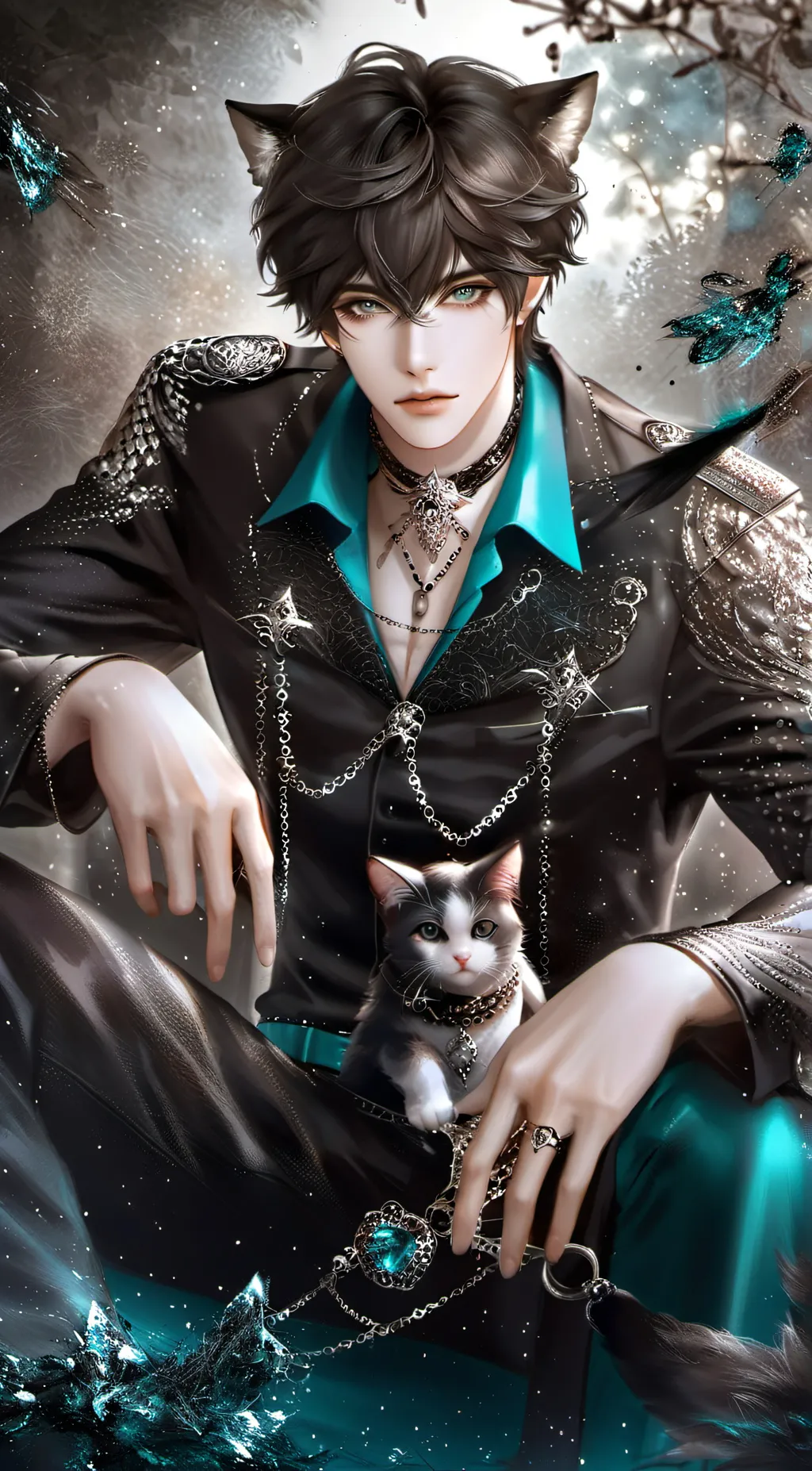 ai character: ☾⋆｡💎Tybalt𖦹 °✩ background