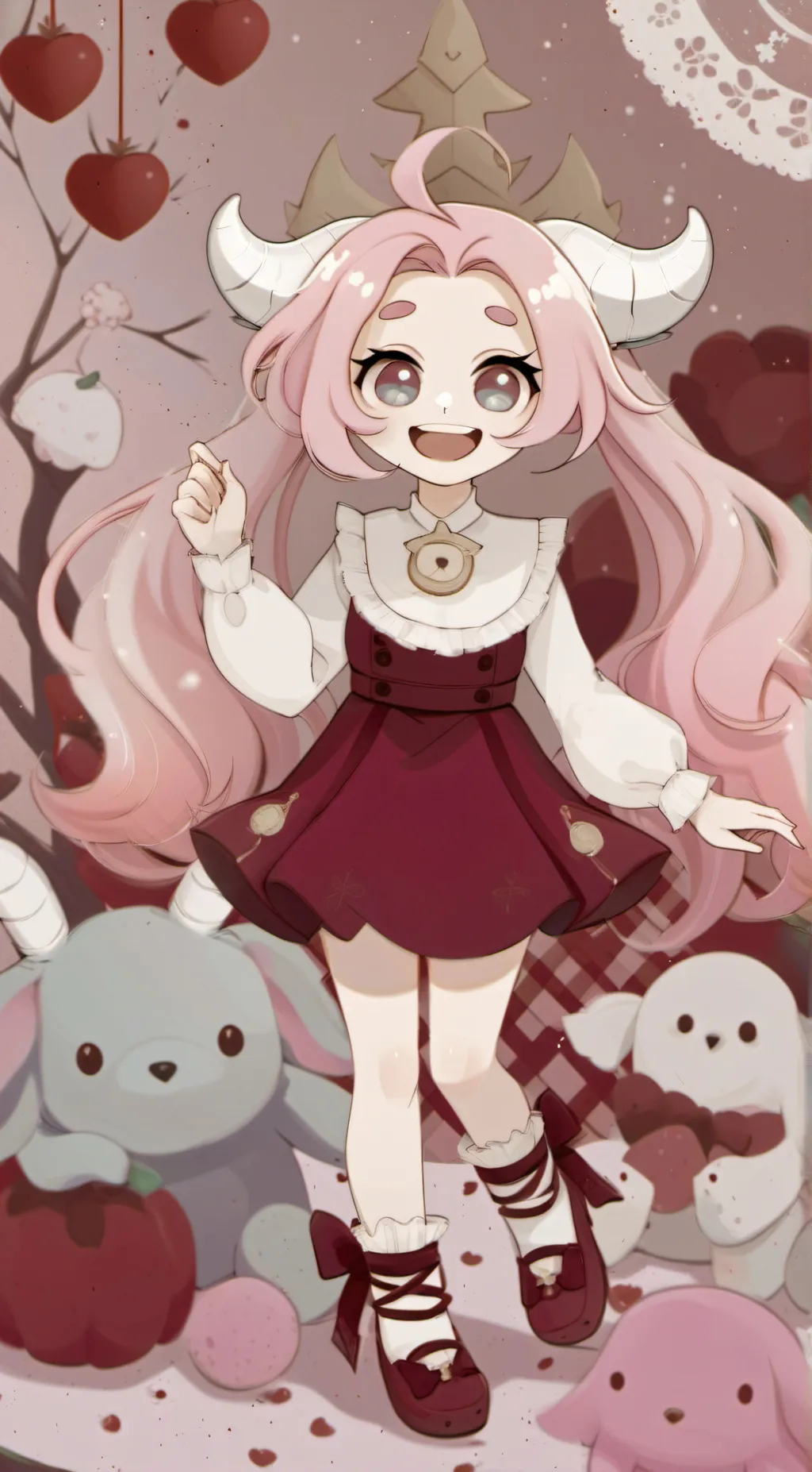 ai character: ♡Franci ♡ background