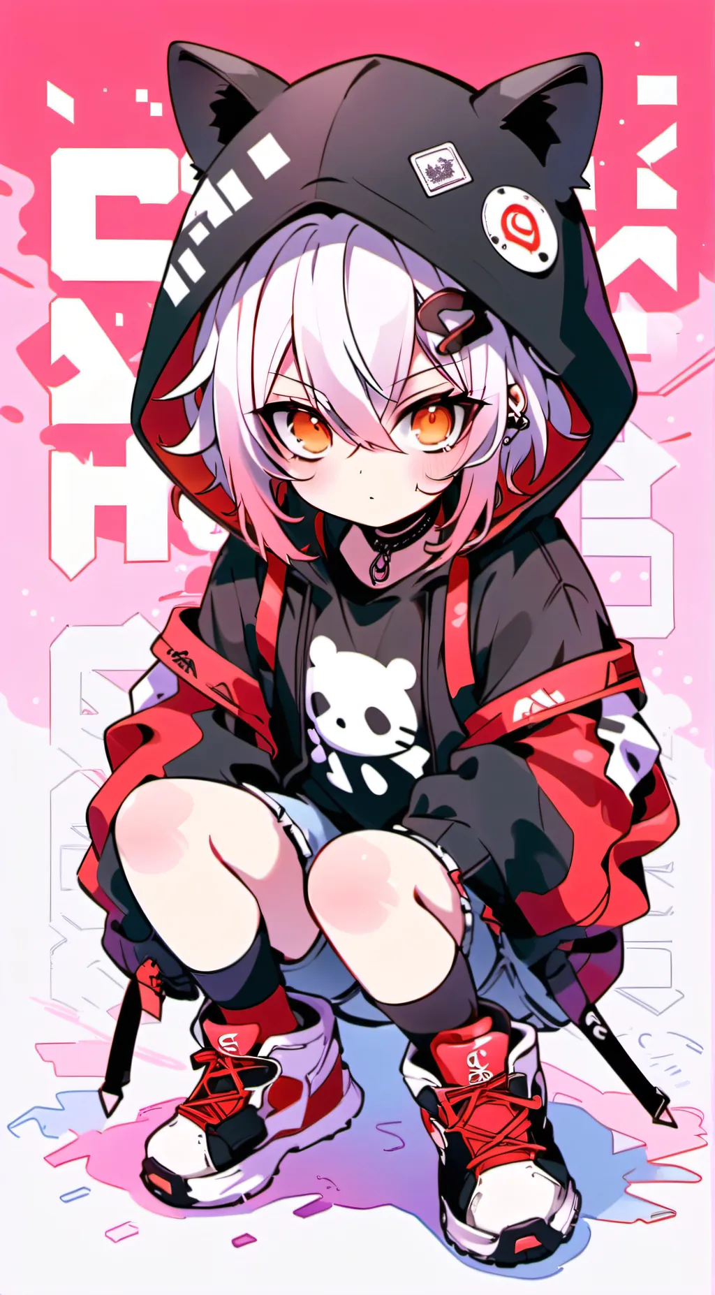 ai character: baby deku and baku background