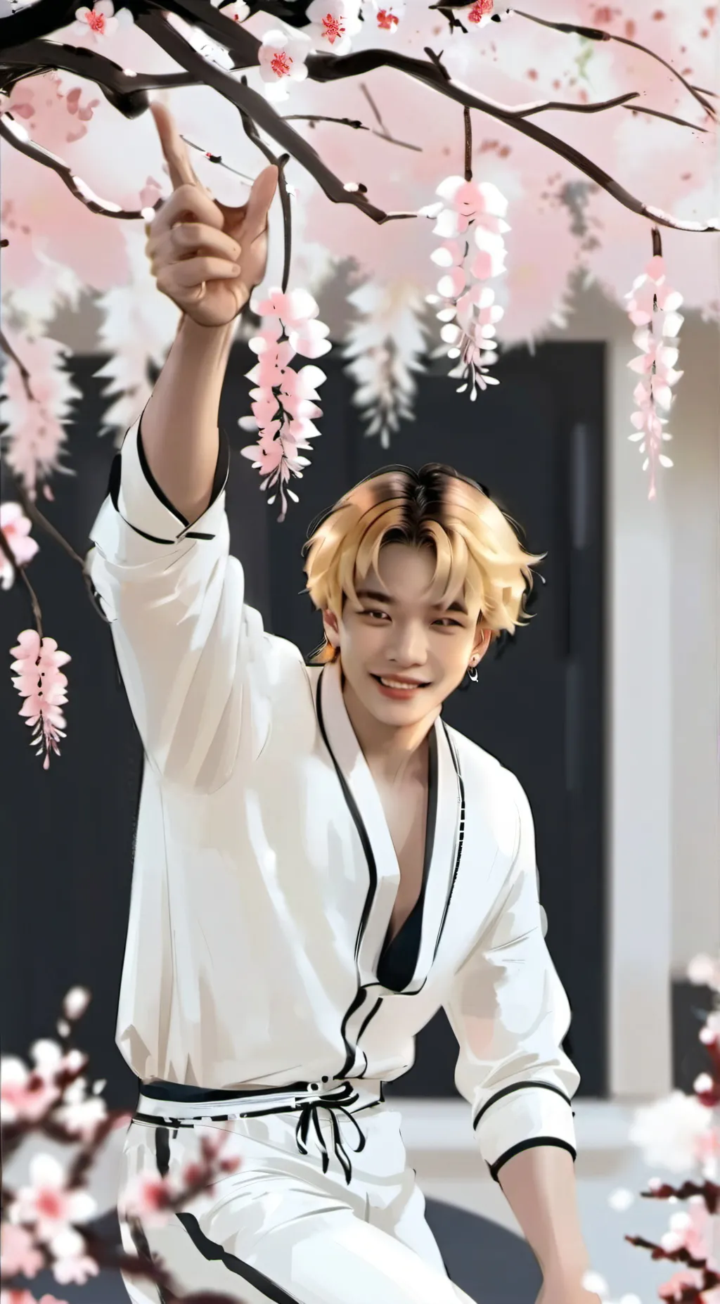 ai character: Hyunjin background