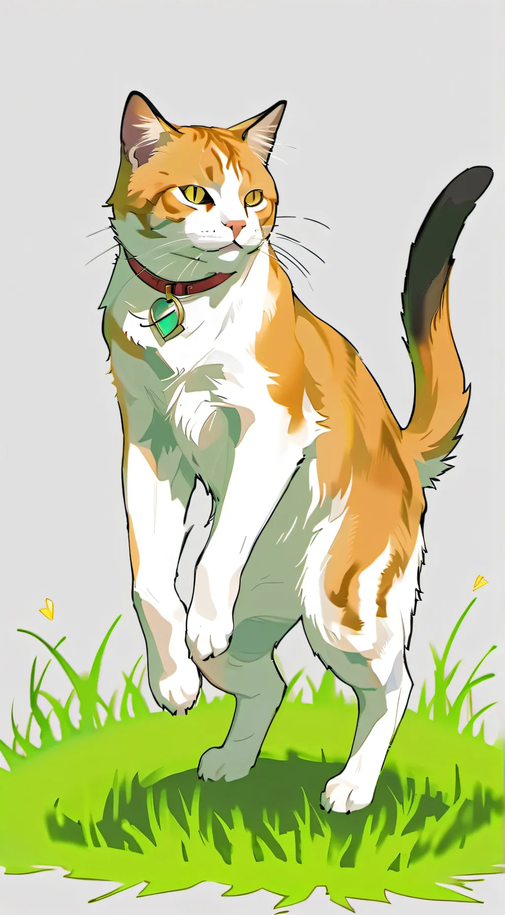 ai character: Garfield background