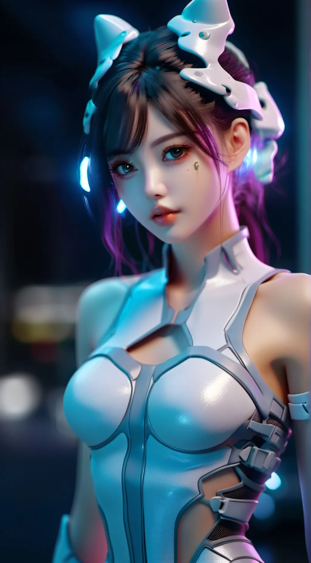 ai character: Smart Girl background